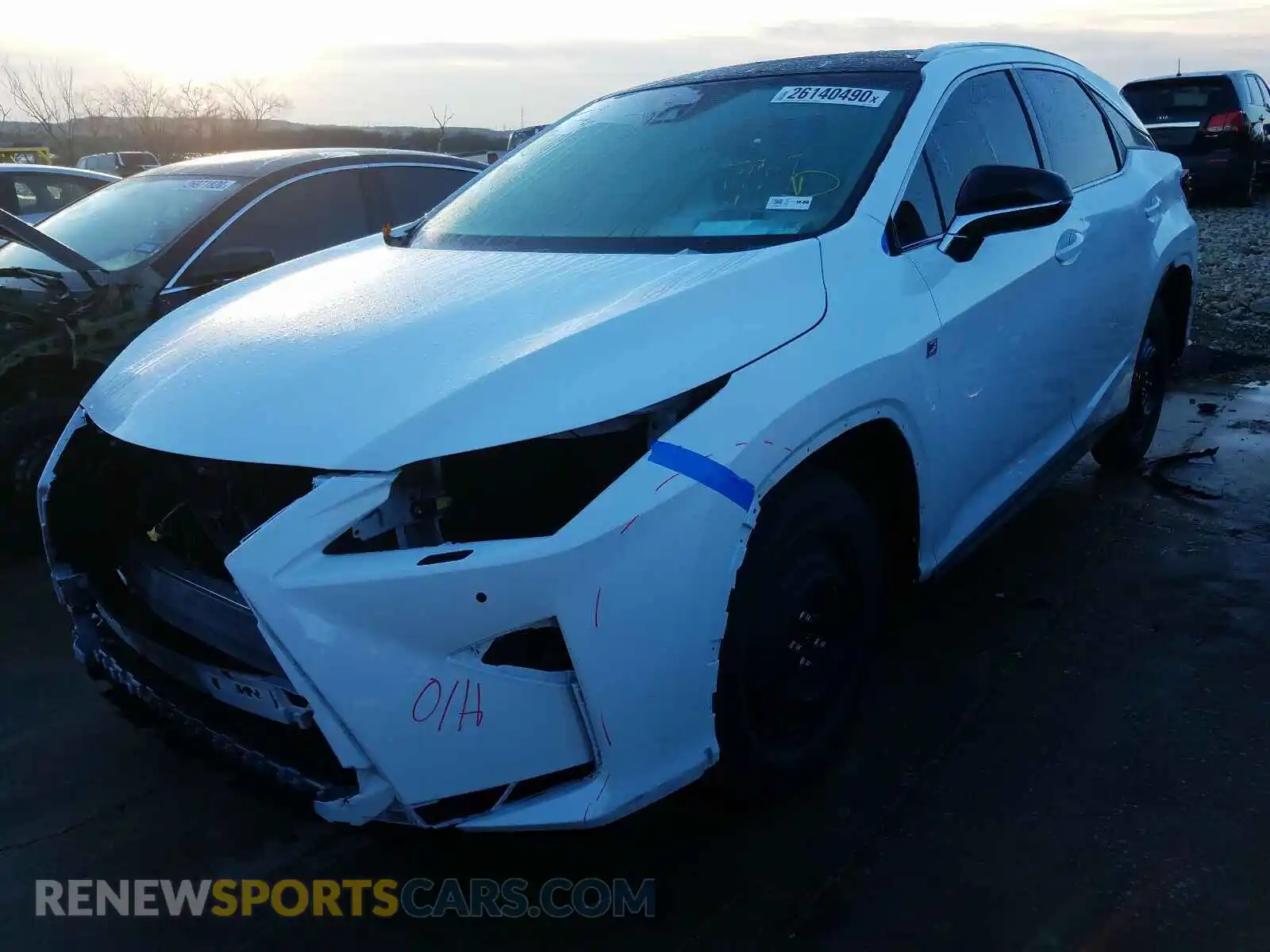 2 Photograph of a damaged car 2T2BZMCA8KC205175 LEXUS RX 350 BAS 2019