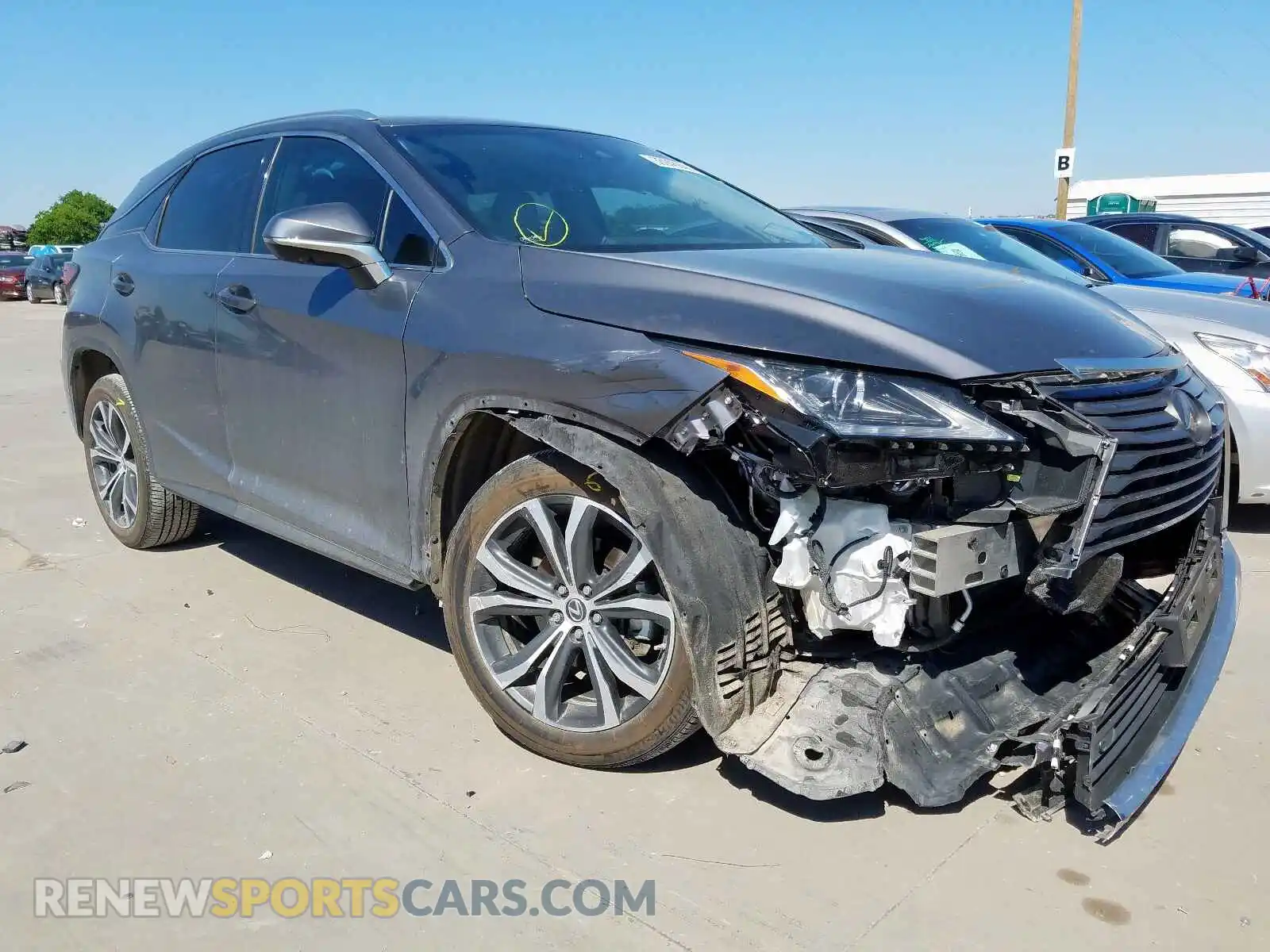 1 Photograph of a damaged car 2T2BZMCA9KC178908 LEXUS RX 350 BAS 2019