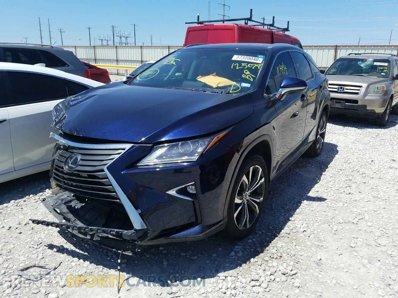 2 Photograph of a damaged car 2T2ZZMCA8KC125079 LEXUS RX 350 BAS 2019