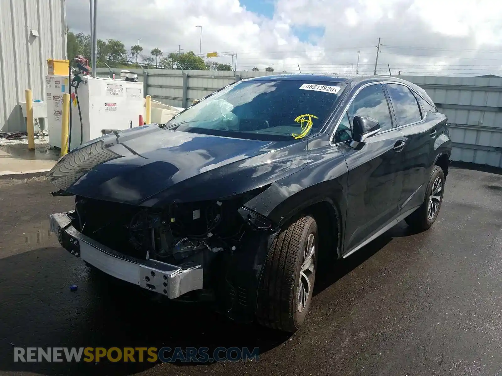 2 Photograph of a damaged car 2T2AZMAA5LC174628 LEXUS RX 350 BAS 2020