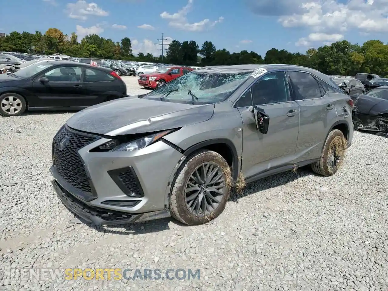 1 fotografías del automóvil dañado 2T2SZMDA3MC308425 LEXUS RX 350 F S 2021