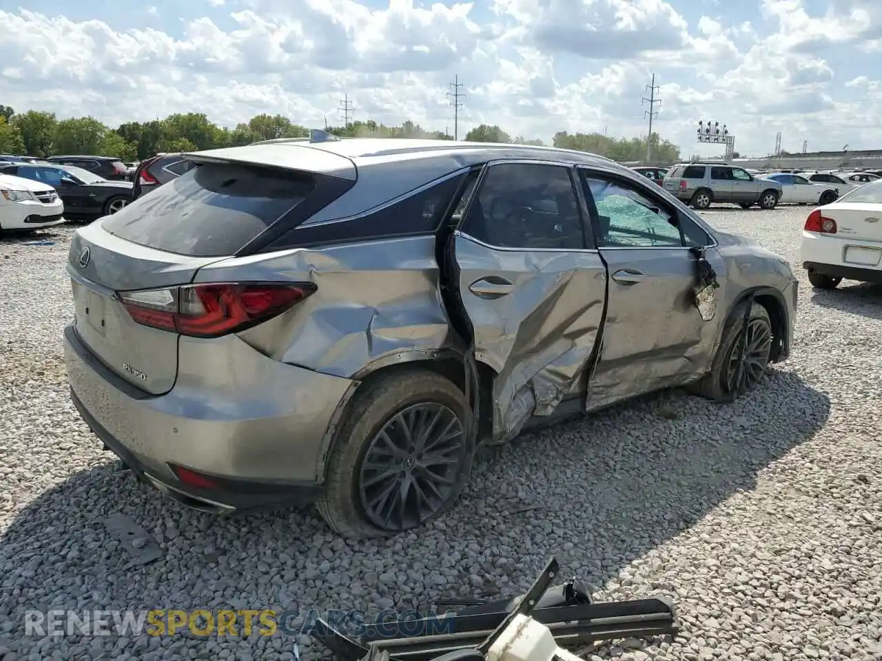 3 fotografías del automóvil dañado 2T2SZMDA3MC308425 LEXUS RX 350 F S 2021