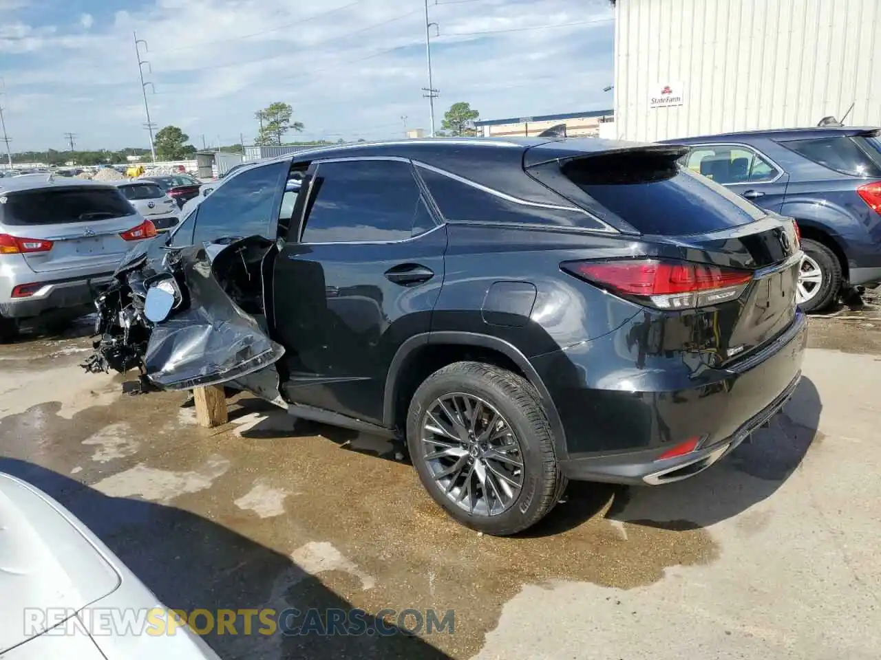 2 fotografías del automóvil dañado 2T2YZMDA9MC280687 LEXUS RX 350 F S 2021