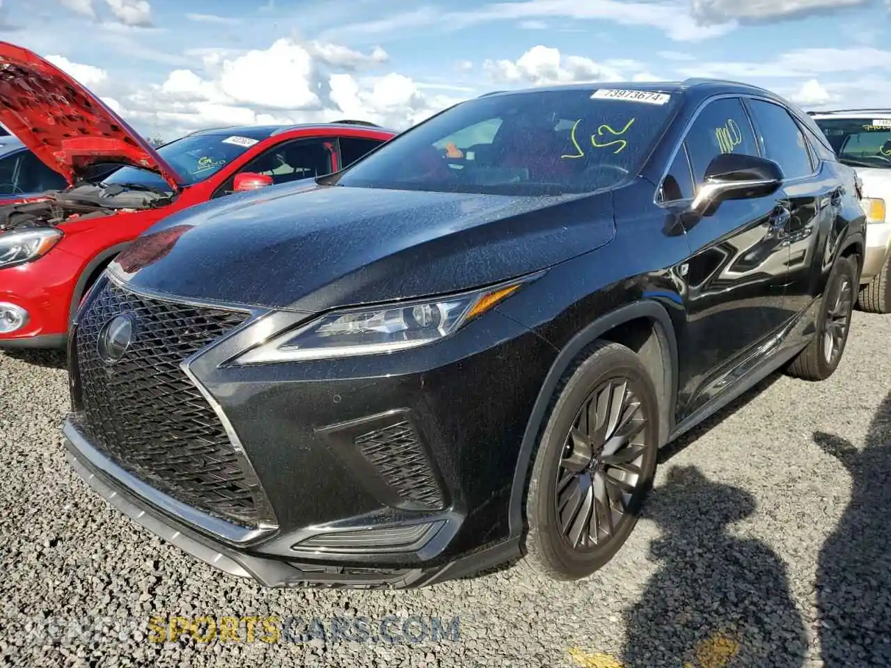 1 Photograph of a damaged car 2T2YZMDAXMC269665 LEXUS RX 350 F S 2021