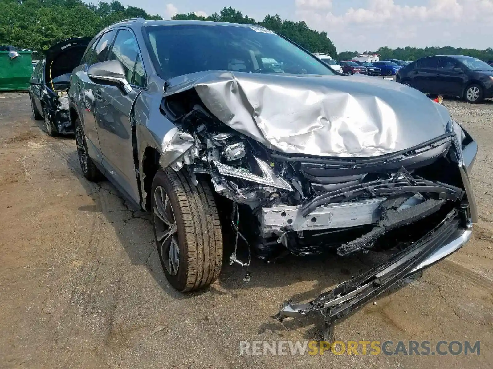 1 Photograph of a damaged car JTJGZKCA0K2012478 LEXUS RX 350 L 2019