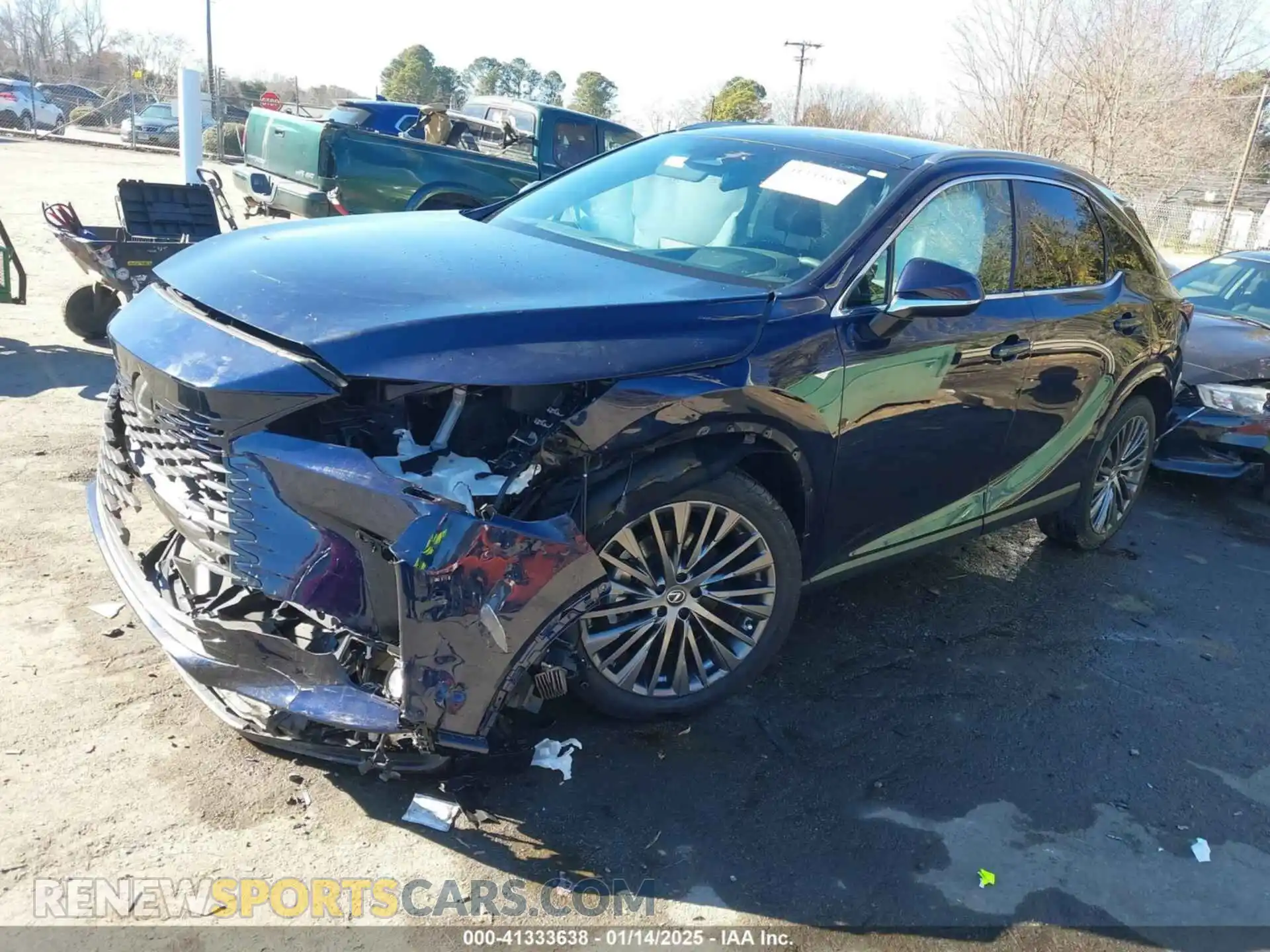 2 Photograph of a damaged car 2T2BBMCA6PC021087 LEXUS RX 350H 2023