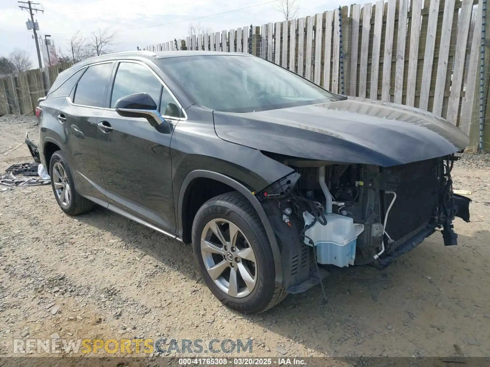 1 Photograph of a damaged car JTJDZKCA7K2017342 LEXUS RX 350L 2019