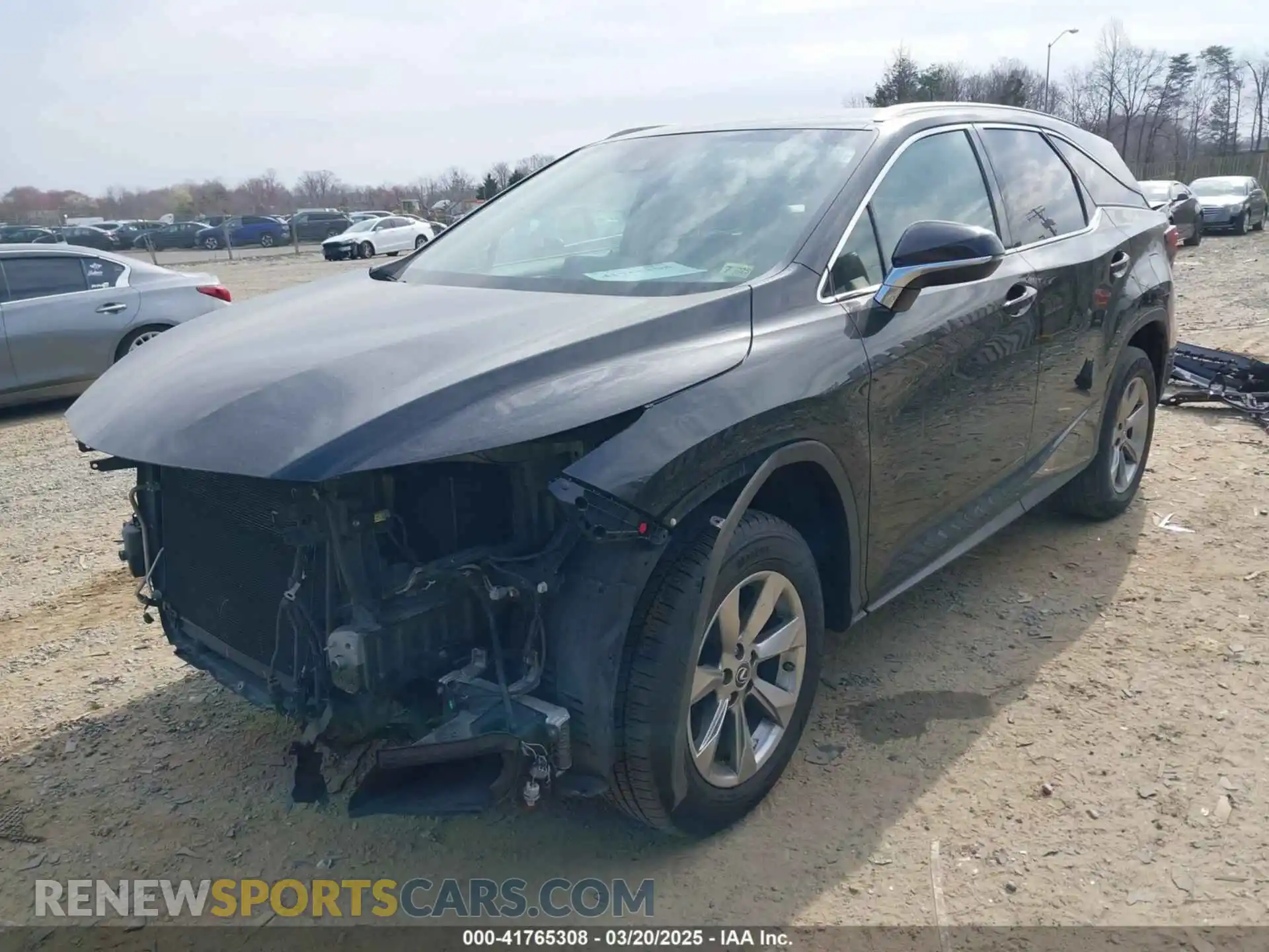 2 Photograph of a damaged car JTJDZKCA7K2017342 LEXUS RX 350L 2019