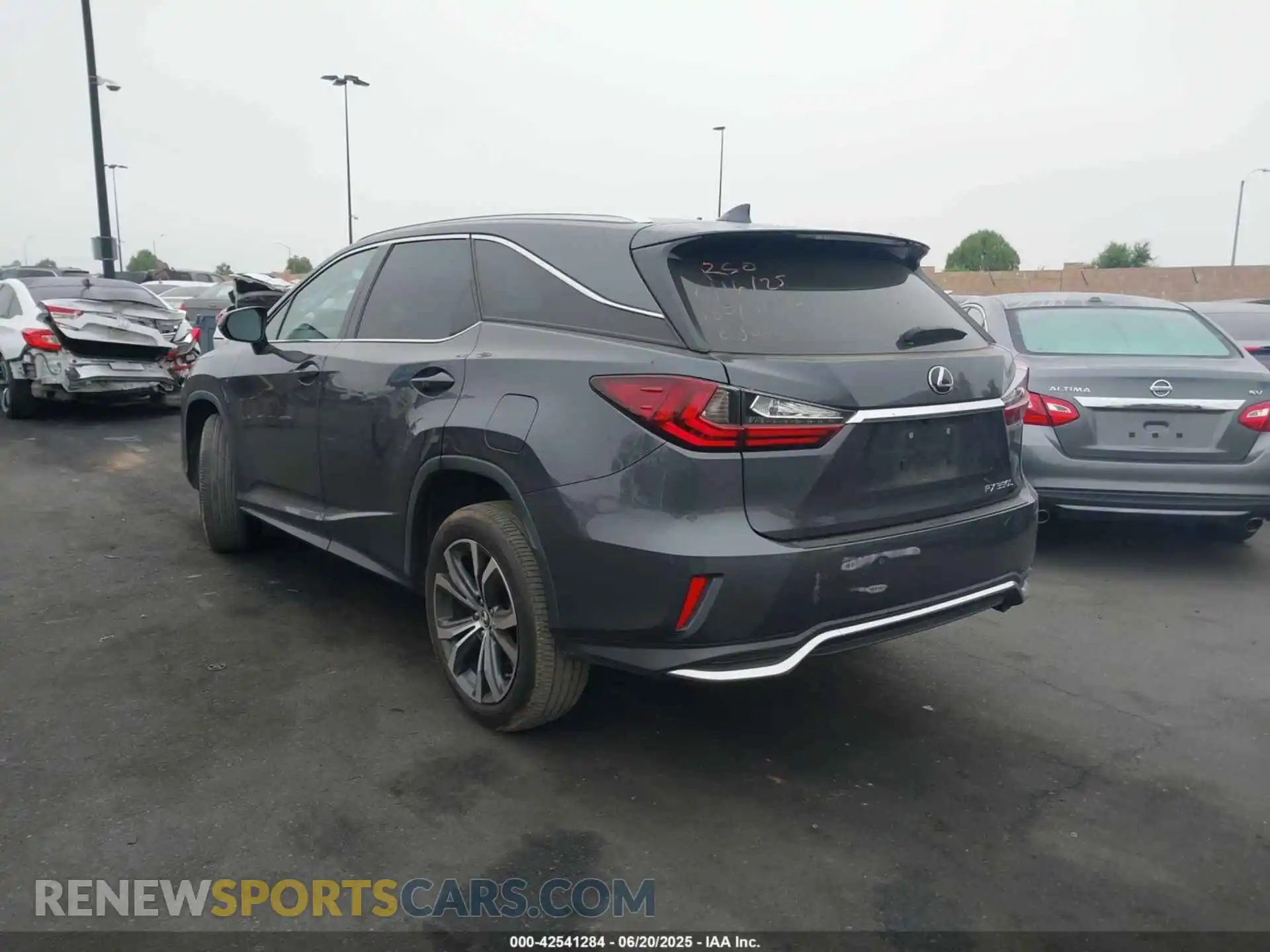 3 Фотография поврежденного автомобиля JTJHZKFA6N2043285 LEXUS RX 350L 2022