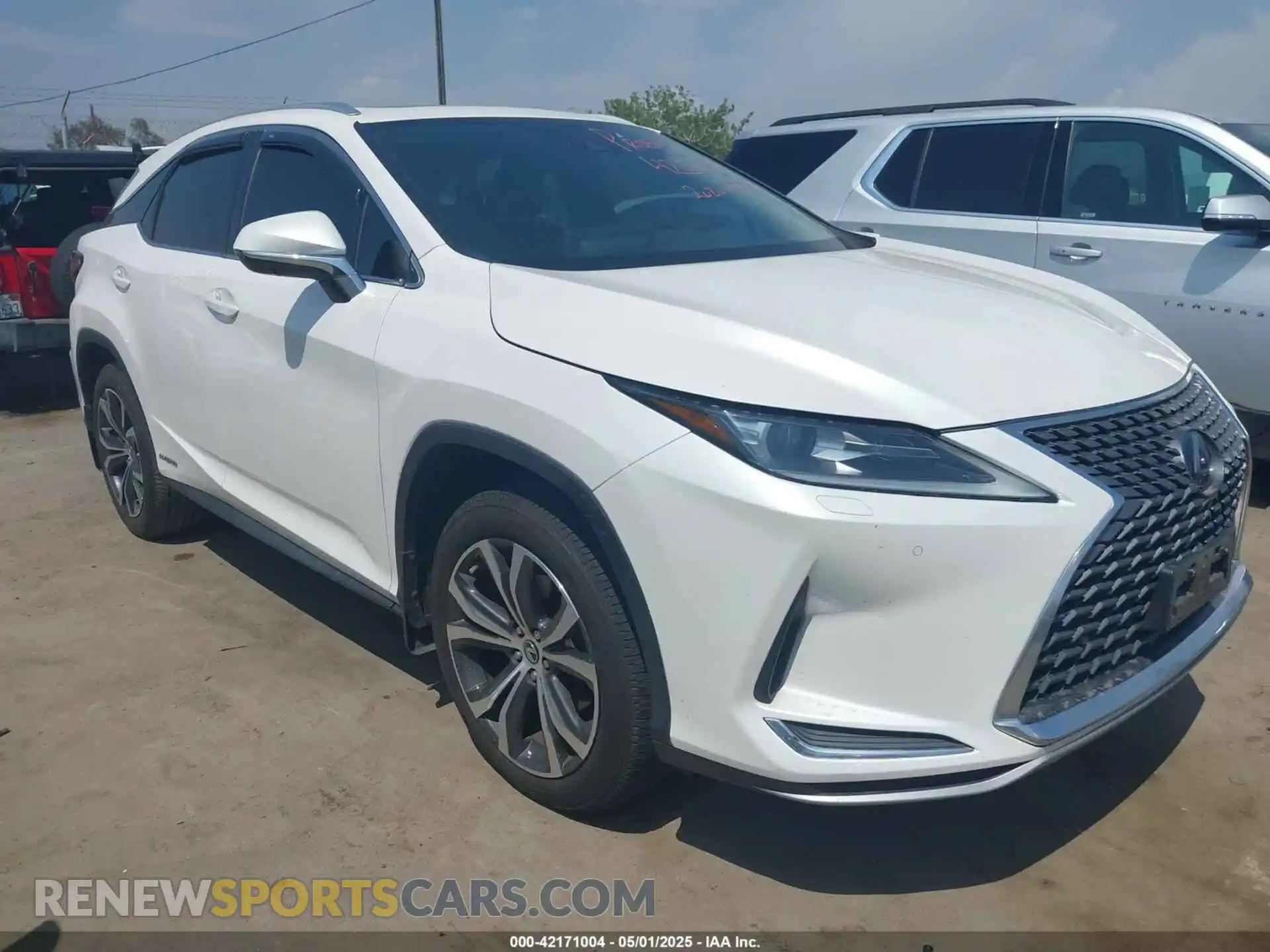 1 Photograph of a damaged car 2T2HGMDA4LC050687 LEXUS RX 450H 2020