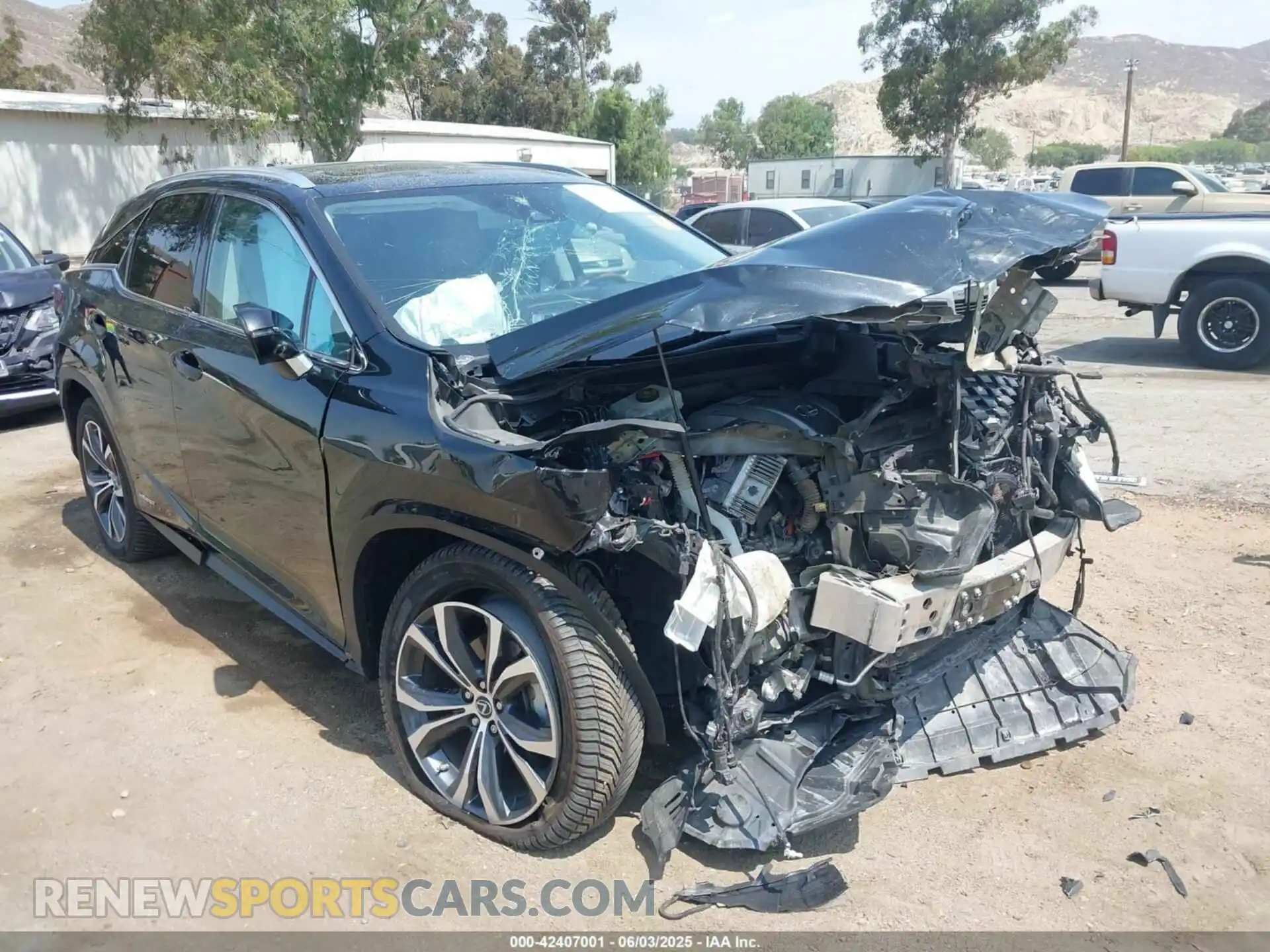 1 Photograph of a damaged car 2T2HGMDA5LC052075 LEXUS RX 450H 2020