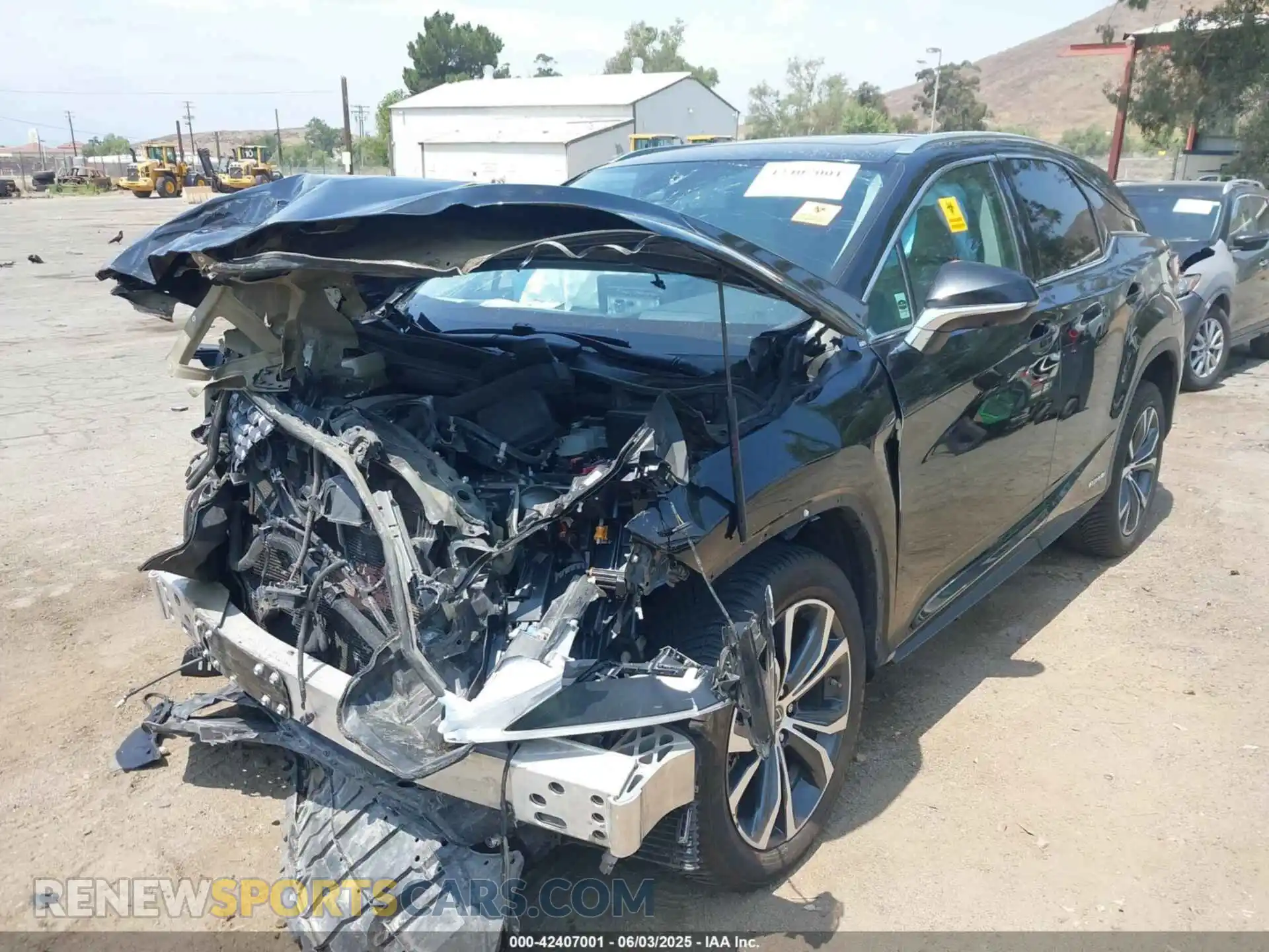 2 Photograph of a damaged car 2T2HGMDA5LC052075 LEXUS RX 450H 2020