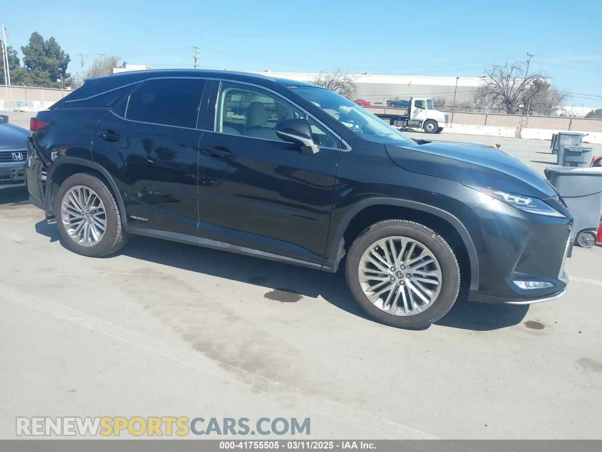 1 Photograph of a damaged car 2T2JGMDA0LC048405 LEXUS RX 450H 2020
