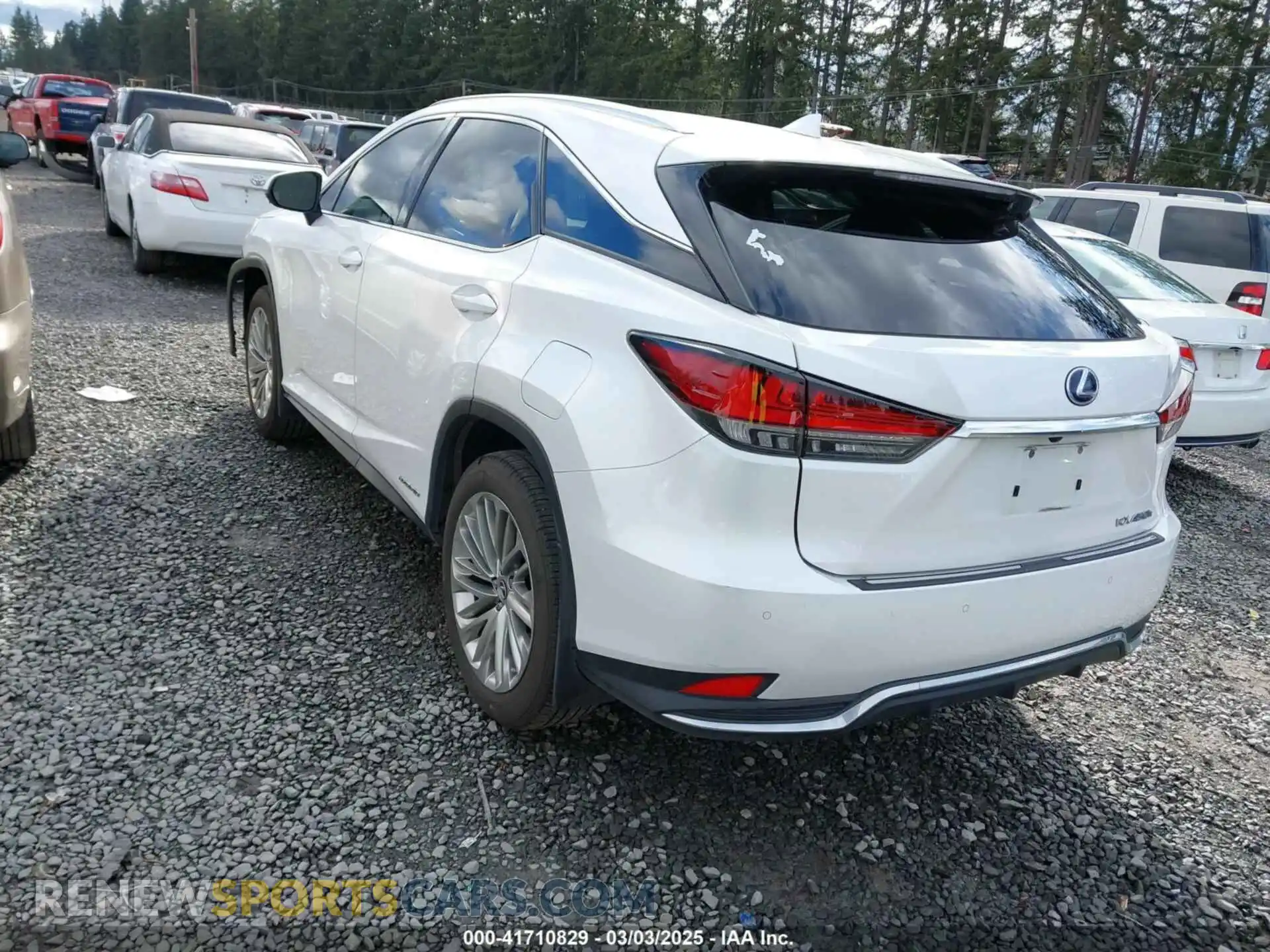 3 Photograph of a damaged car 2T2JGMDA1LC045951 LEXUS RX 450H 2020