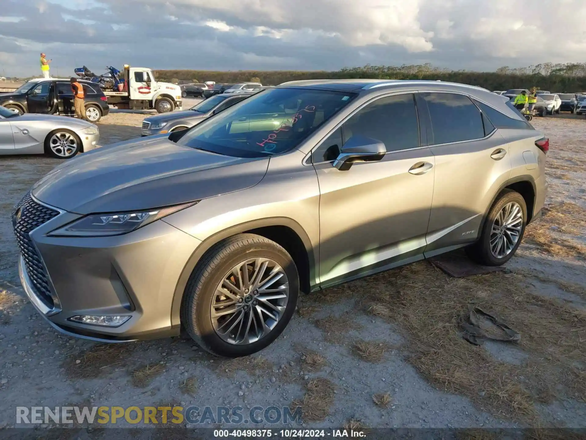 2 Photograph of a damaged car 2T2JGMDA4LC053476 LEXUS RX 450H 2020