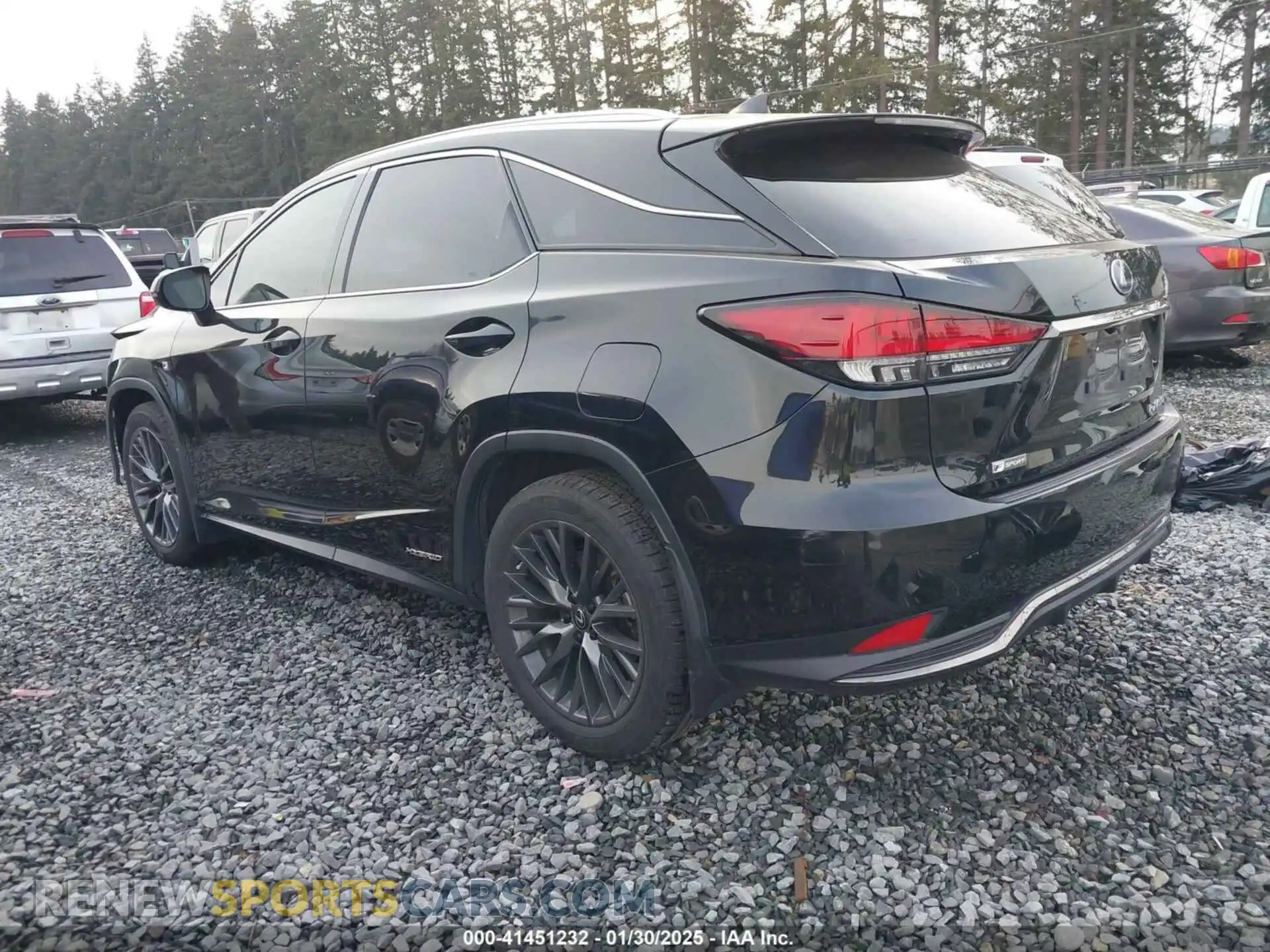 3 Photograph of a damaged car 2T2YGMDA1LC044989 LEXUS RX 450H 2020