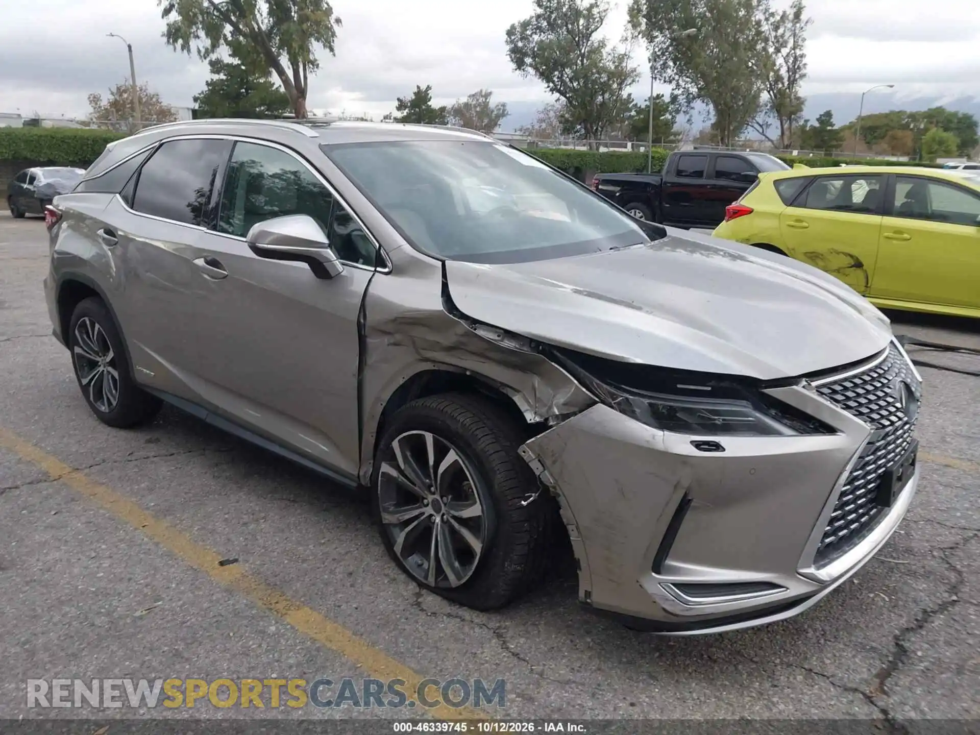 1 Фотография поврежденного автомобиля 2T2HGMDA2MC064038 LEXUS RX 450H 2021