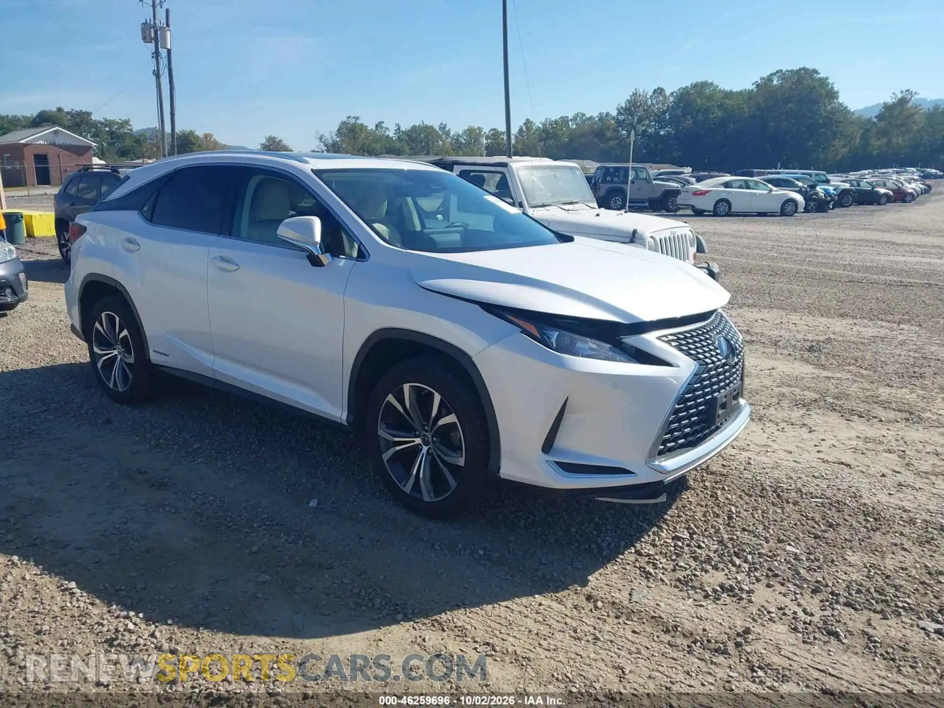1 fotografías del automóvil dañado 2T2HGMDA3MC060998 LEXUS RX 450H 2021