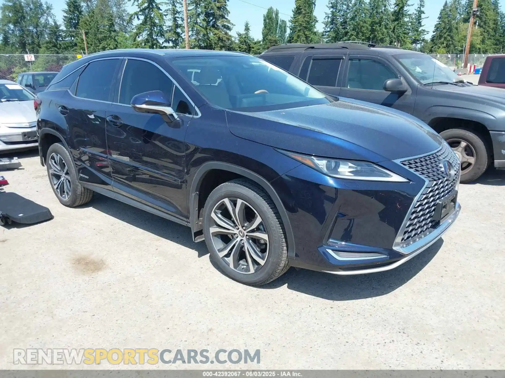 1 fotografías del automóvil dañado 2T2HGMDA8MC071897 LEXUS RX 450H 2021
