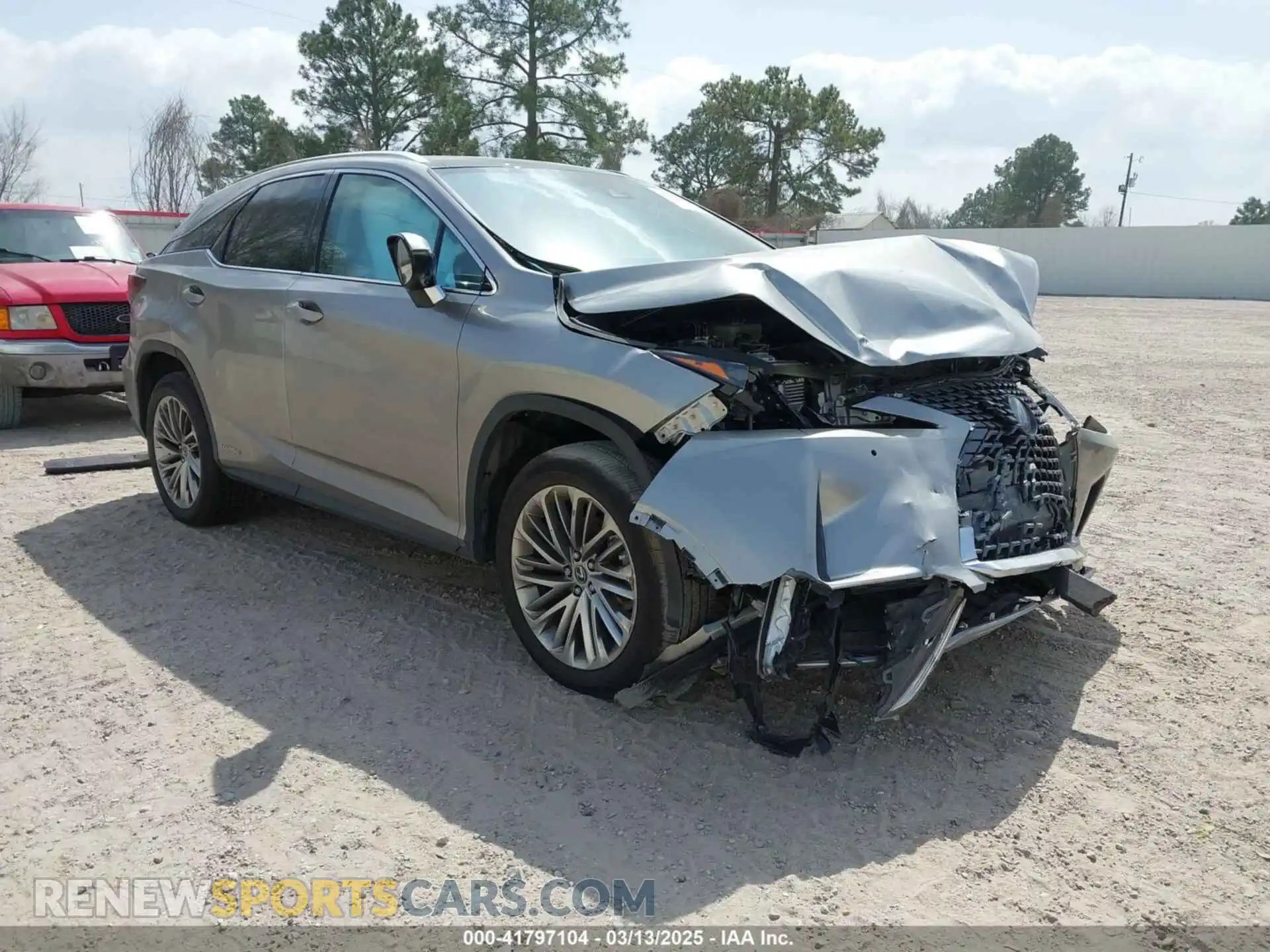 1 Photograph of a damaged car 2T2JGMDA9MC061963 LEXUS RX 450H 2021