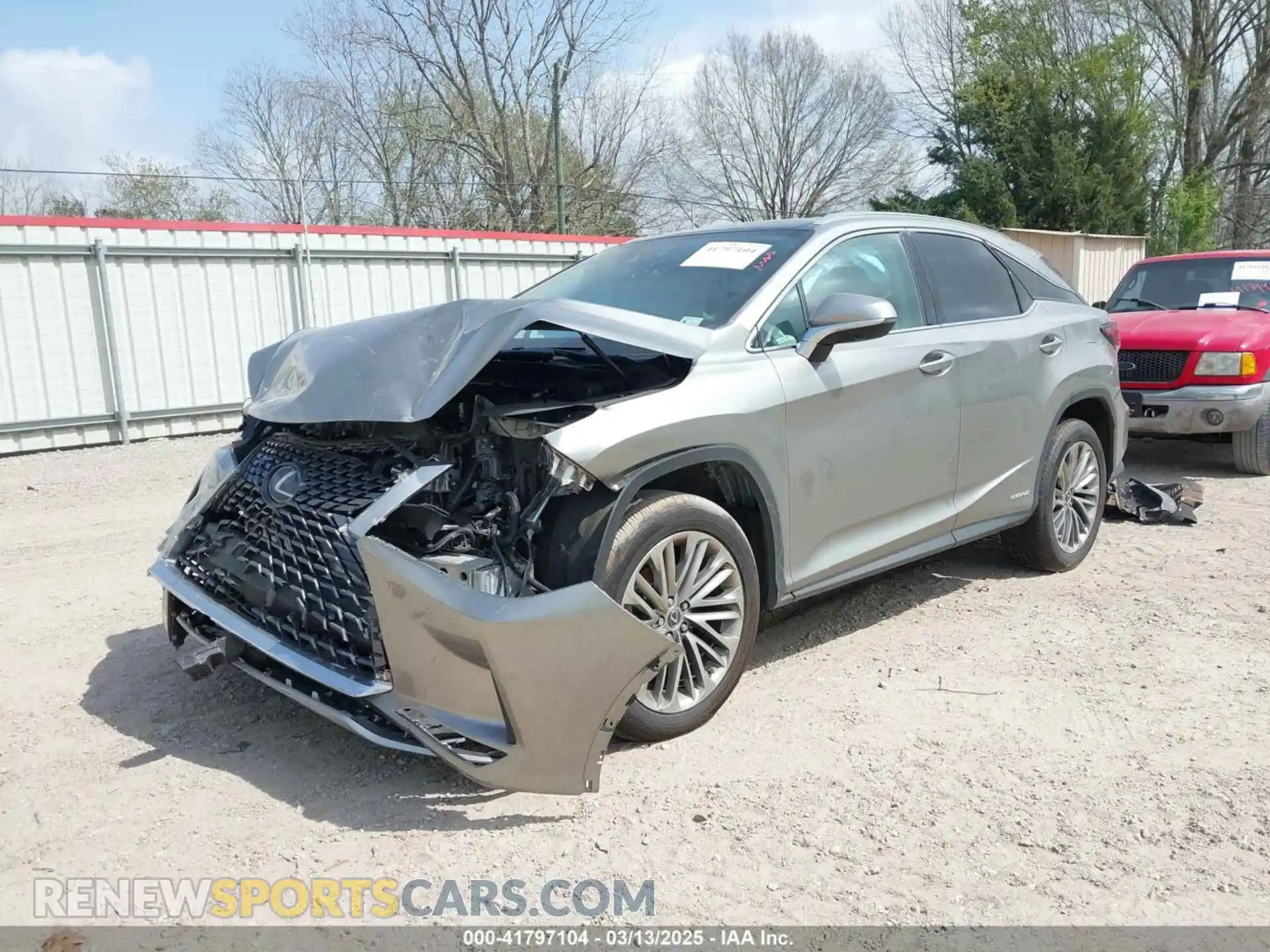 2 Photograph of a damaged car 2T2JGMDA9MC061963 LEXUS RX 450H 2021
