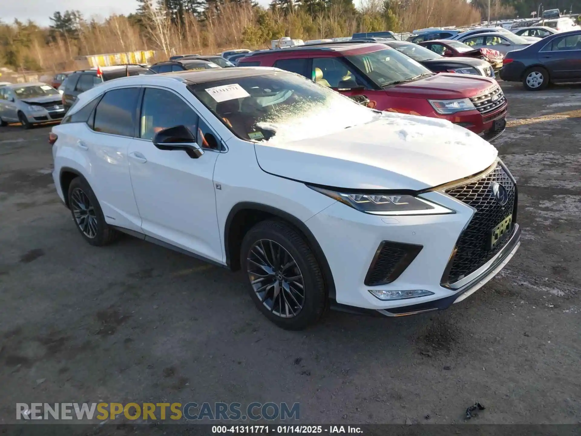 1 Photograph of a damaged car 2T2YGMDAXMC069245 LEXUS RX 450H 2021