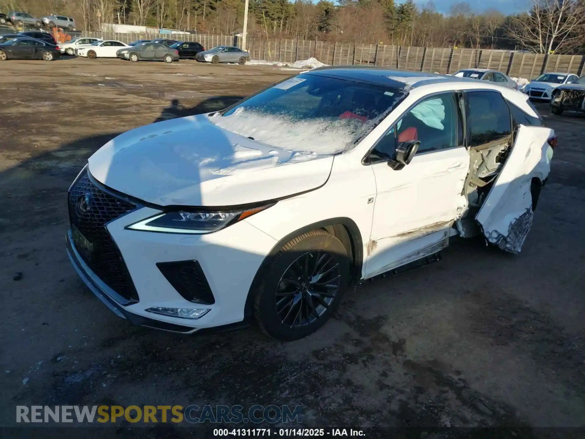 2 Photograph of a damaged car 2T2YGMDAXMC069245 LEXUS RX 450H 2021