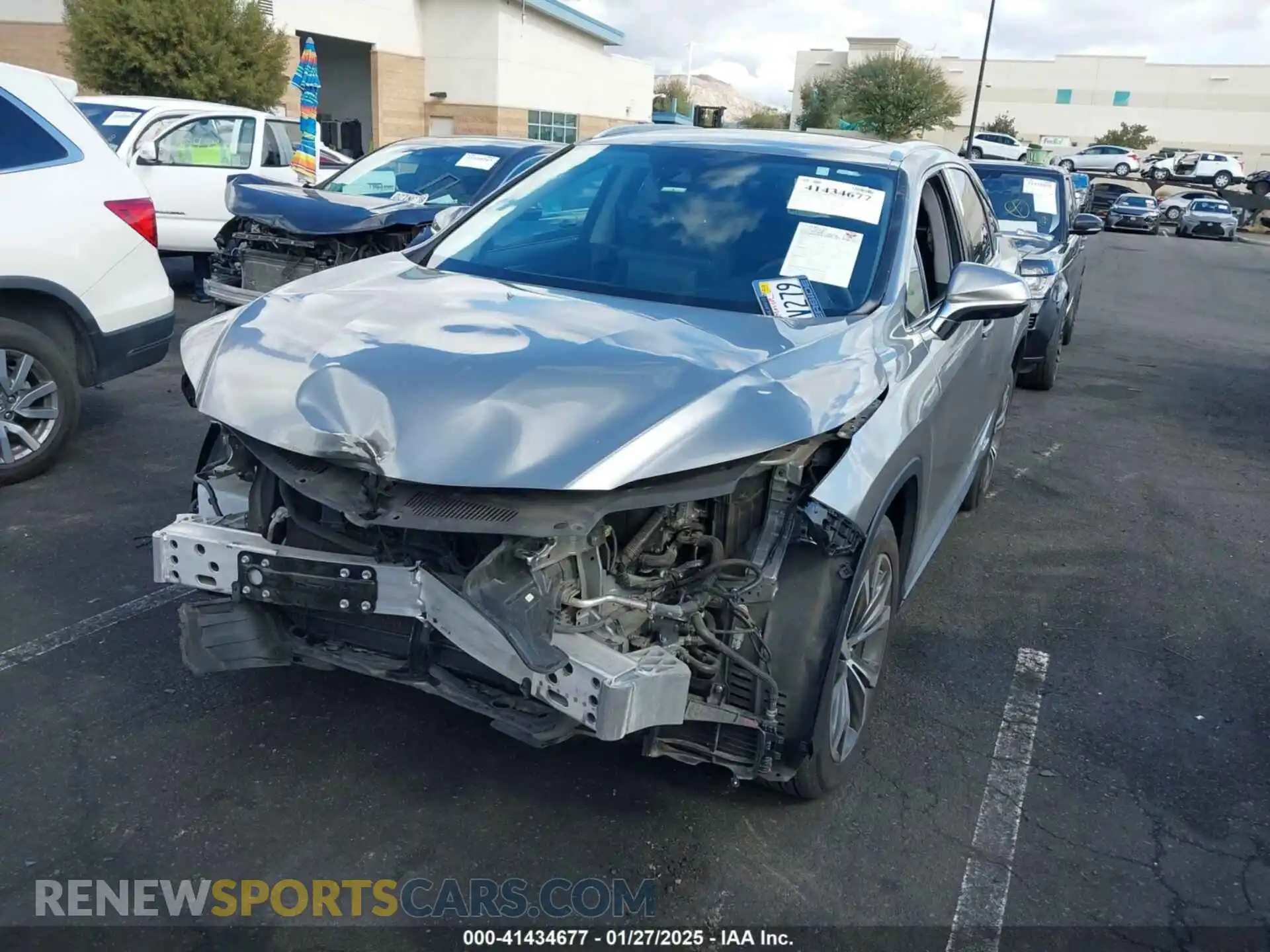 2 fotografías del automóvil dañado 2T2HGMDA0NC074486 LEXUS RX 450H 2022