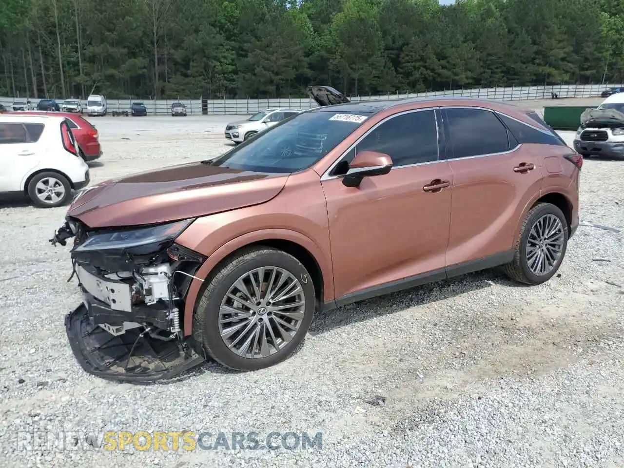 1 Photograph of a damaged car JTJCJMGA2R2012259 LEXUS RX 450H+ L 2024