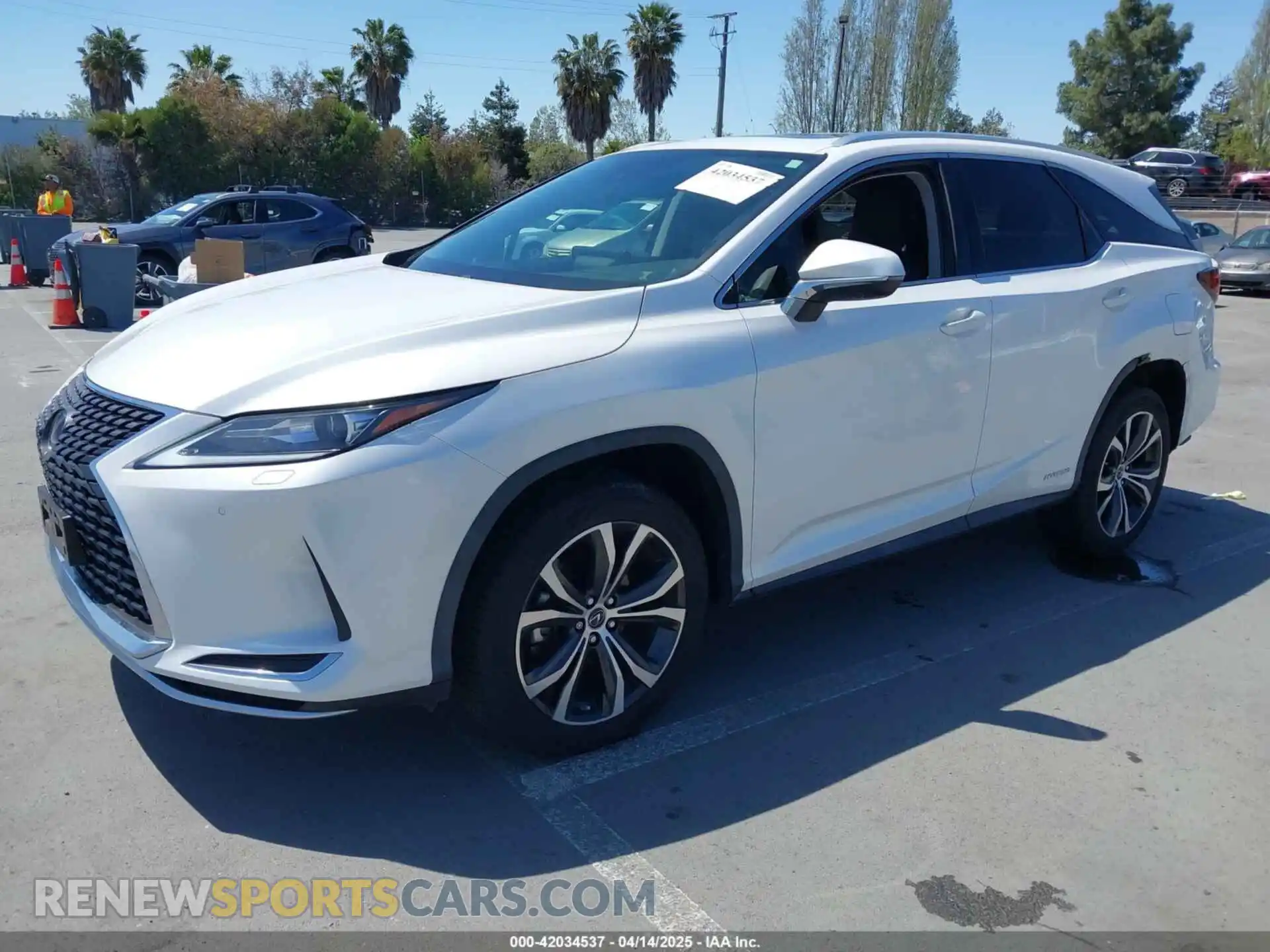 2 Photograph of a damaged car JTJHGKFA5M2018172 LEXUS RX 450HL 2021