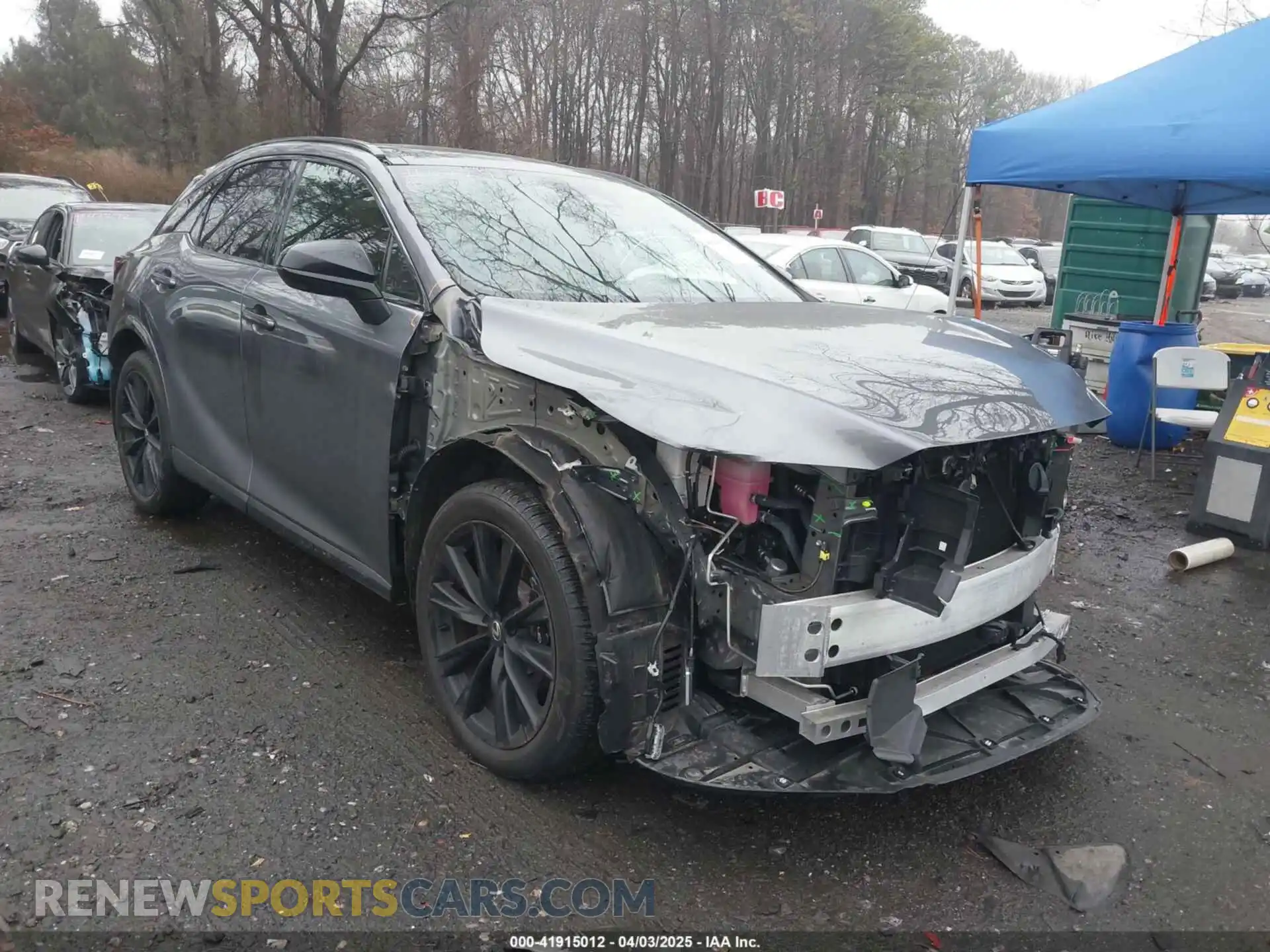 1 Photograph of a damaged car 2T2BCMEA4PC007246 LEXUS RX 500H 2023