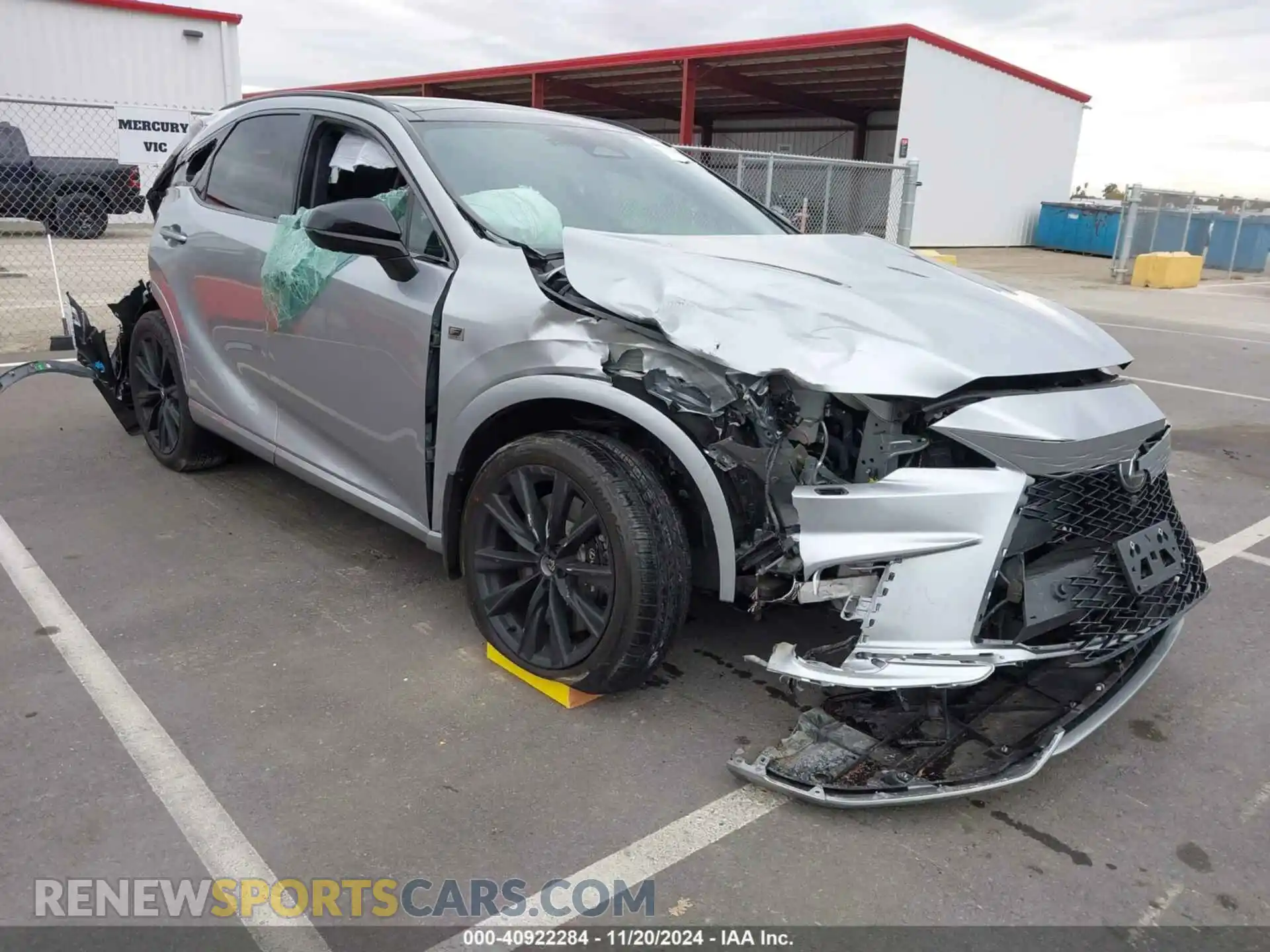 1 Photograph of a damaged car 2T2BCMEA6PC010343 LEXUS RX 500H 2023