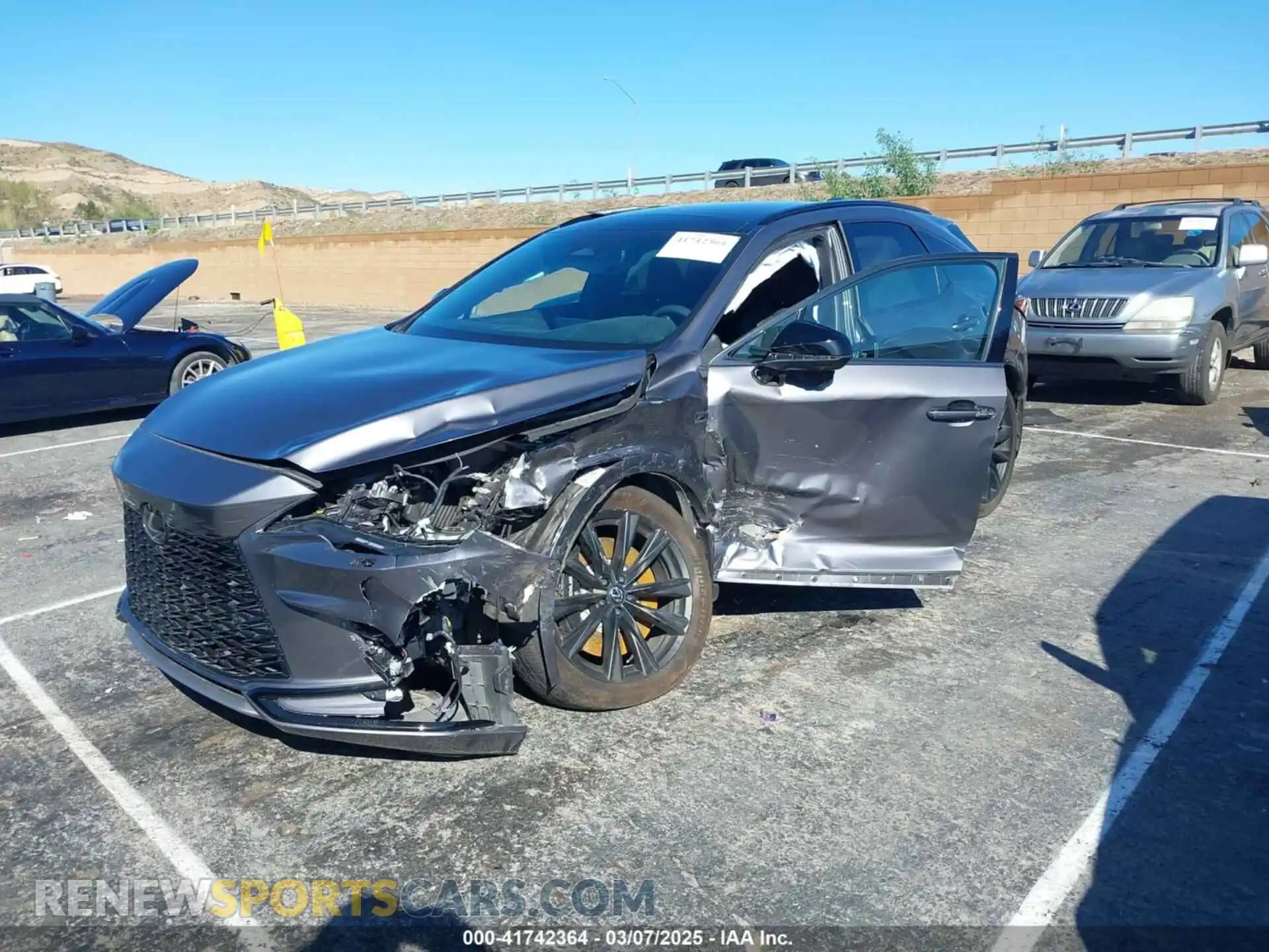 2 Photograph of a damaged car 2T2BCMEA7PC007404 LEXUS RX 500H 2023