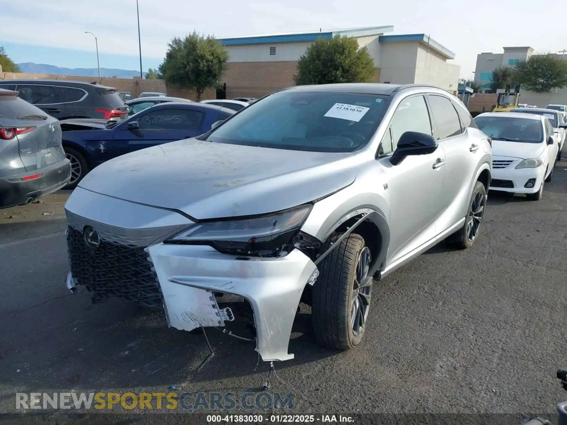 2 Photograph of a damaged car 2T2BCMEAXPC010507 LEXUS RX 500H 2023