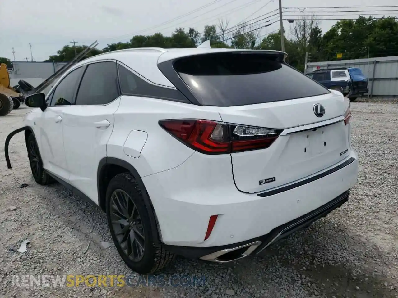 3 Photograph of a damaged car 2T2BZMCA0KC202495 LEXUS RX350 2019