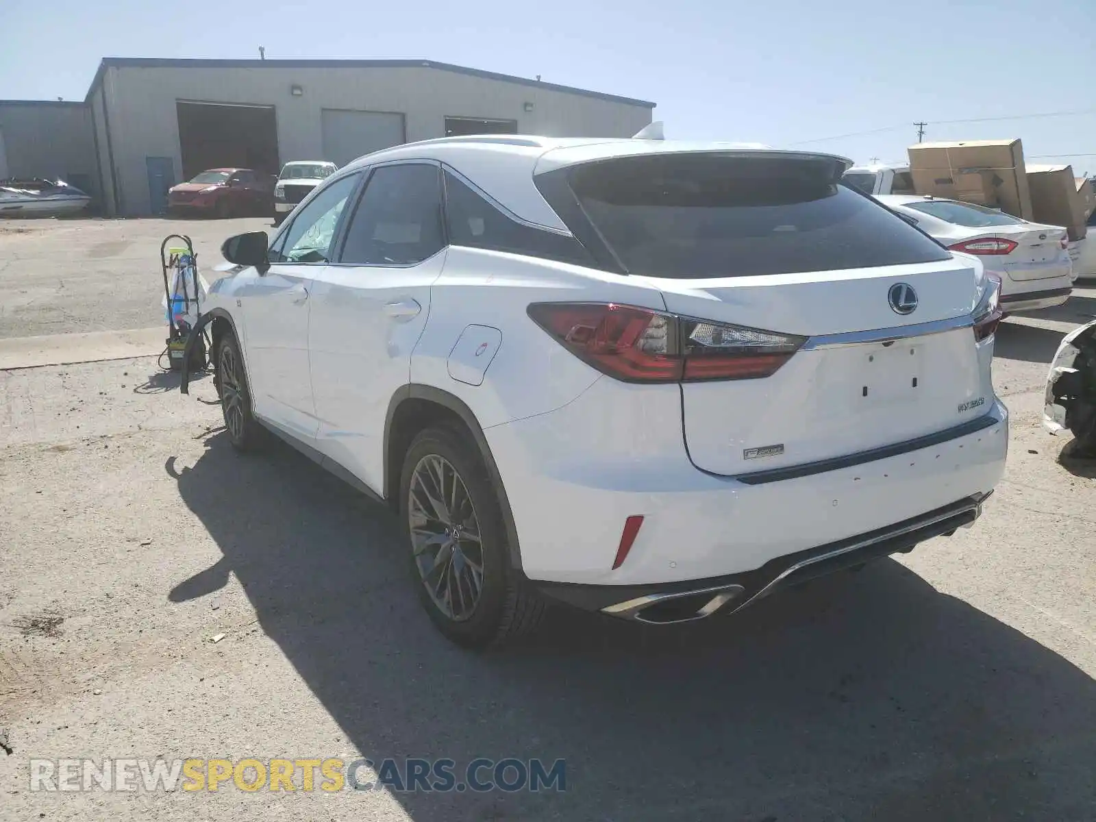 3 Photograph of a damaged car 2T2BZMCA0KC203601 LEXUS RX350 2019