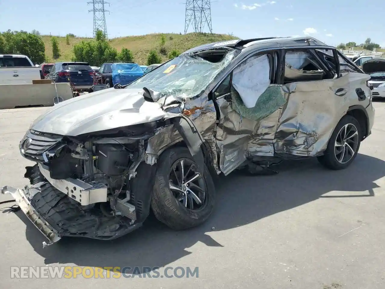 1 Photograph of a damaged car 2T2BZMCA0KC210578 LEXUS RX350 2019