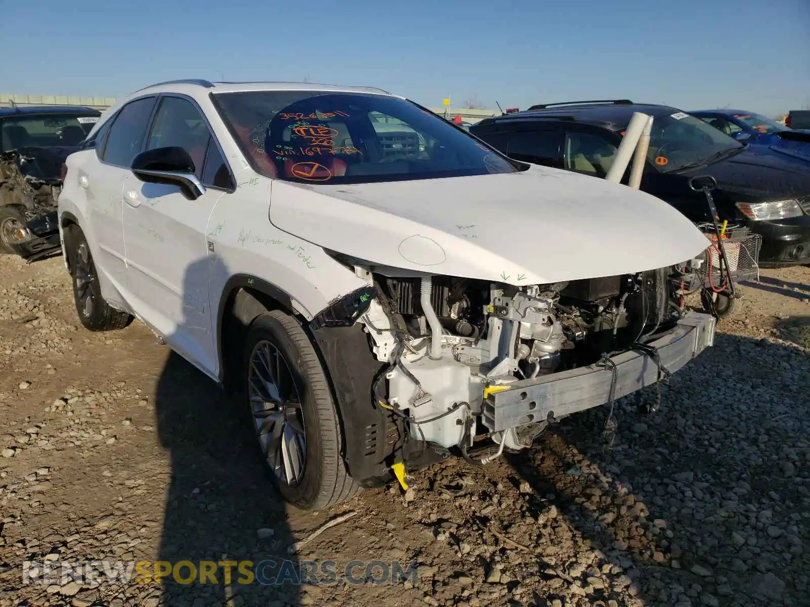 1 Photograph of a damaged car 2T2BZMCA2KC169774 LEXUS RX350 2019