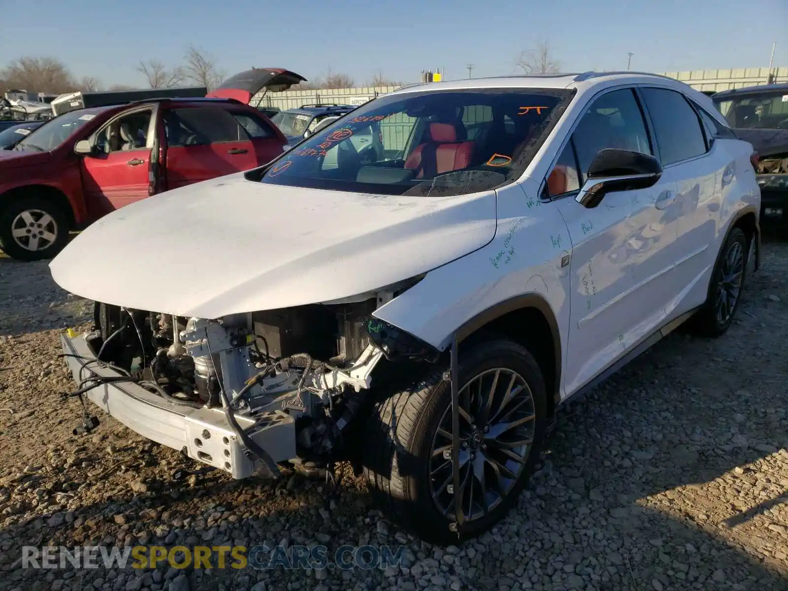 2 Photograph of a damaged car 2T2BZMCA2KC169774 LEXUS RX350 2019