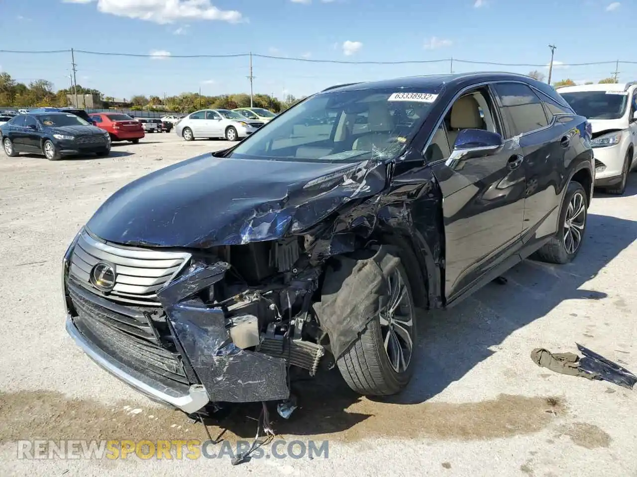 2 Photograph of a damaged car 2T2BZMCA2KC180757 LEXUS RX350 2019