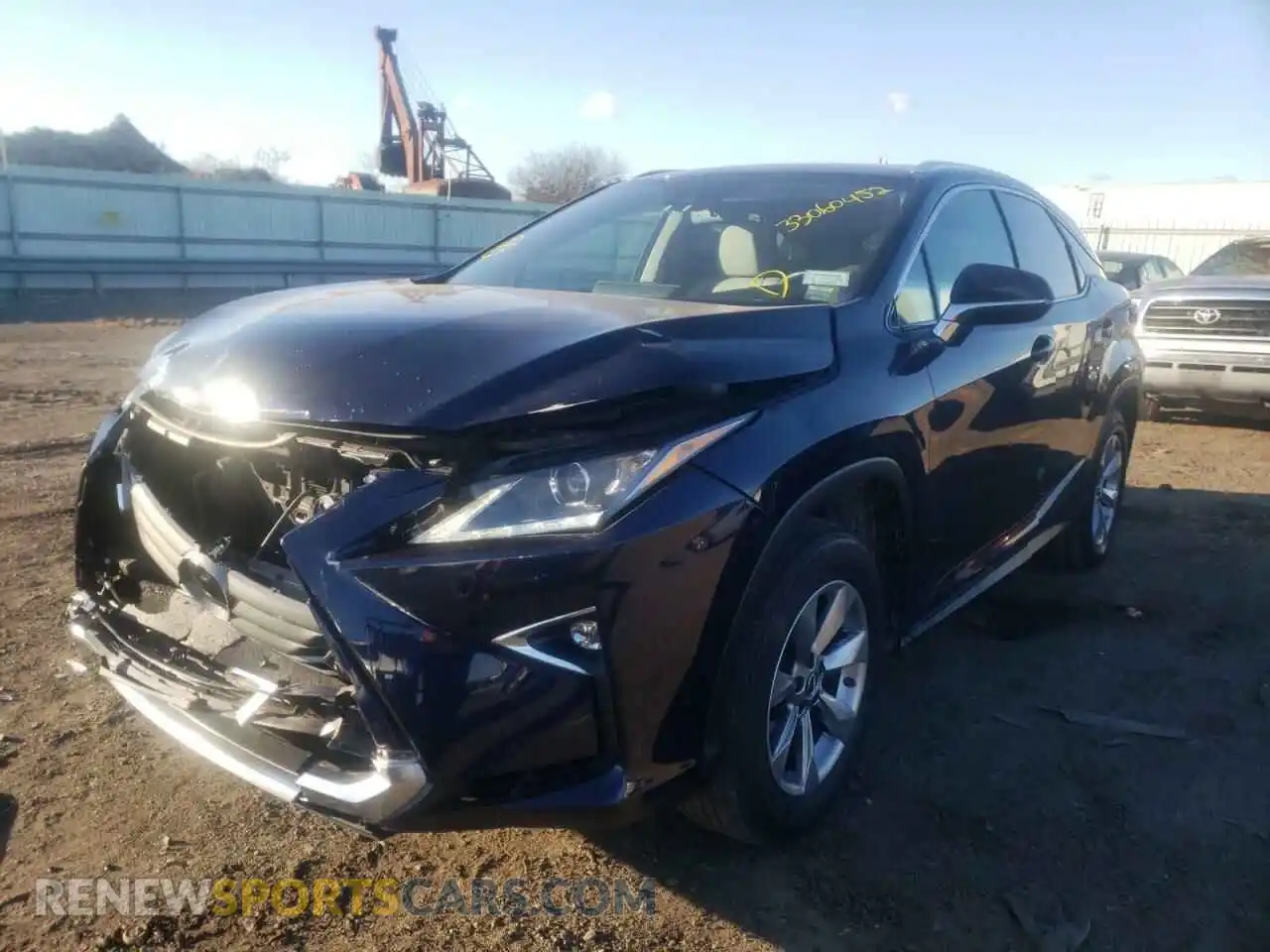 2 Photograph of a damaged car 2T2BZMCA2KC198031 LEXUS RX350 2019