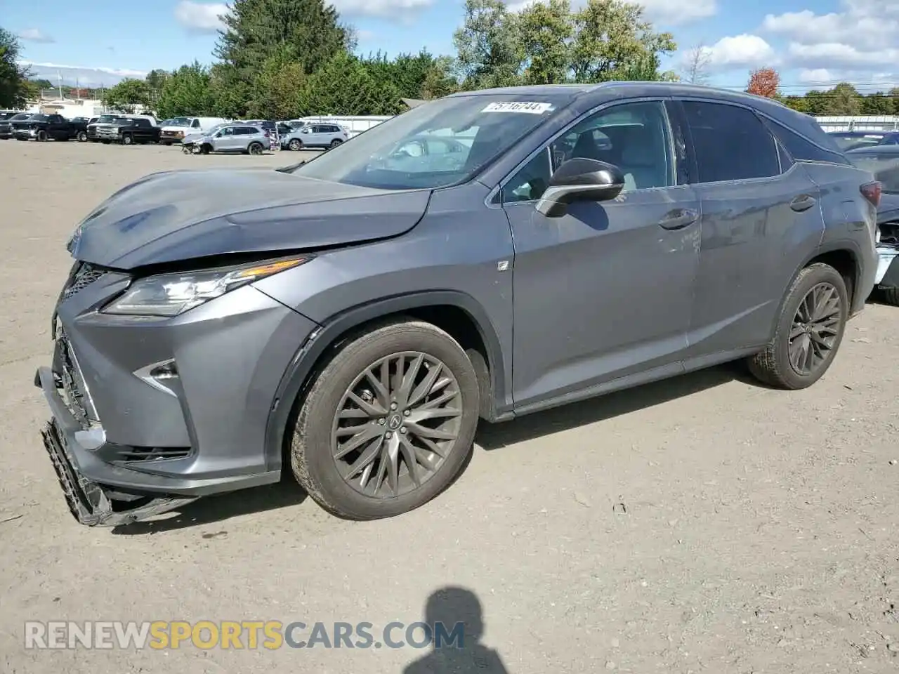 1 Photograph of a damaged car 2T2BZMCA2KC200554 LEXUS RX350 2019