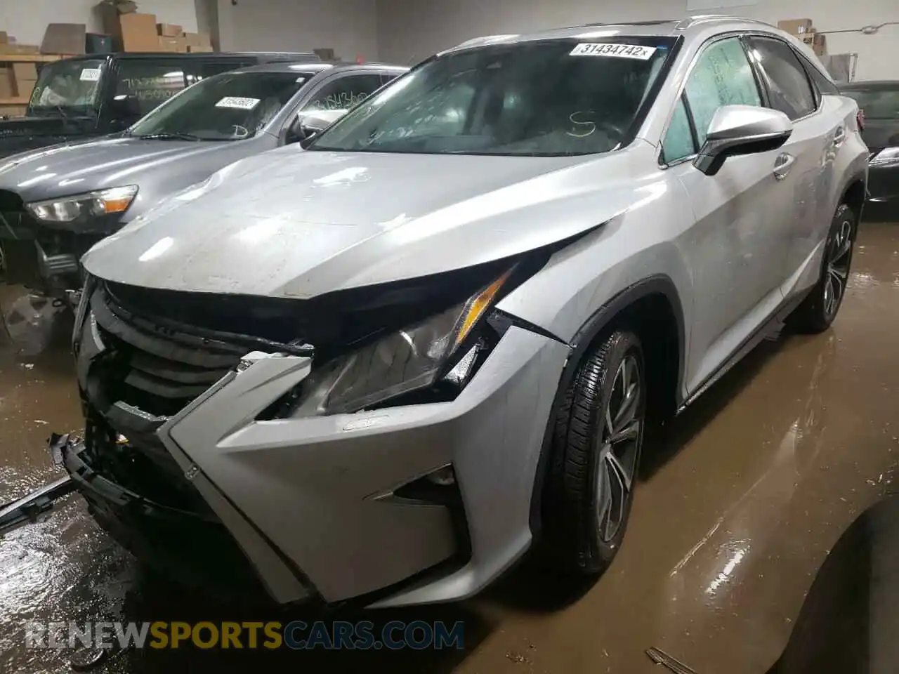 2 Photograph of a damaged car 2T2BZMCA2KC200893 LEXUS RX350 2019