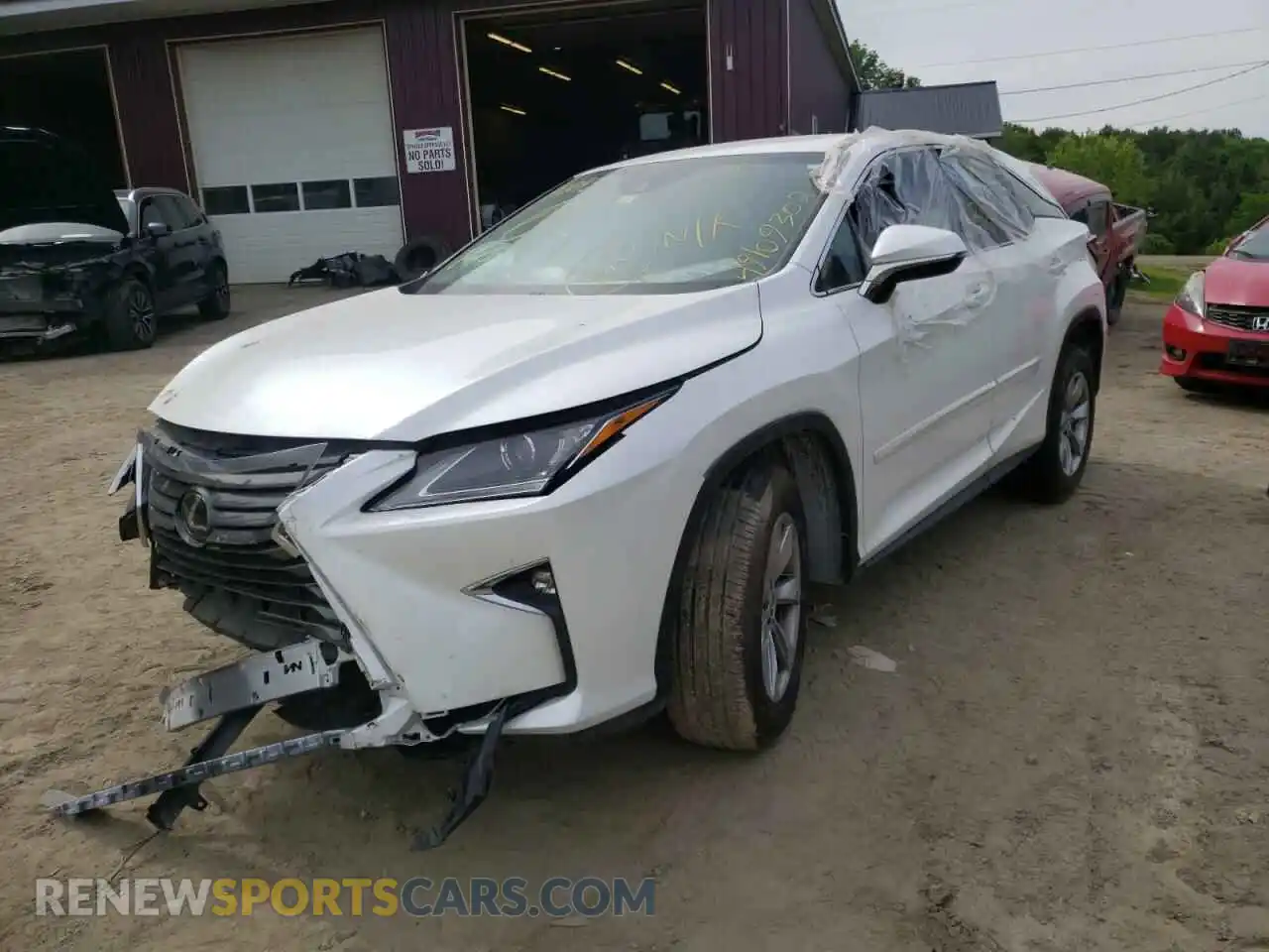 2 Photograph of a damaged car 2T2BZMCA3KC169945 LEXUS RX350 2019