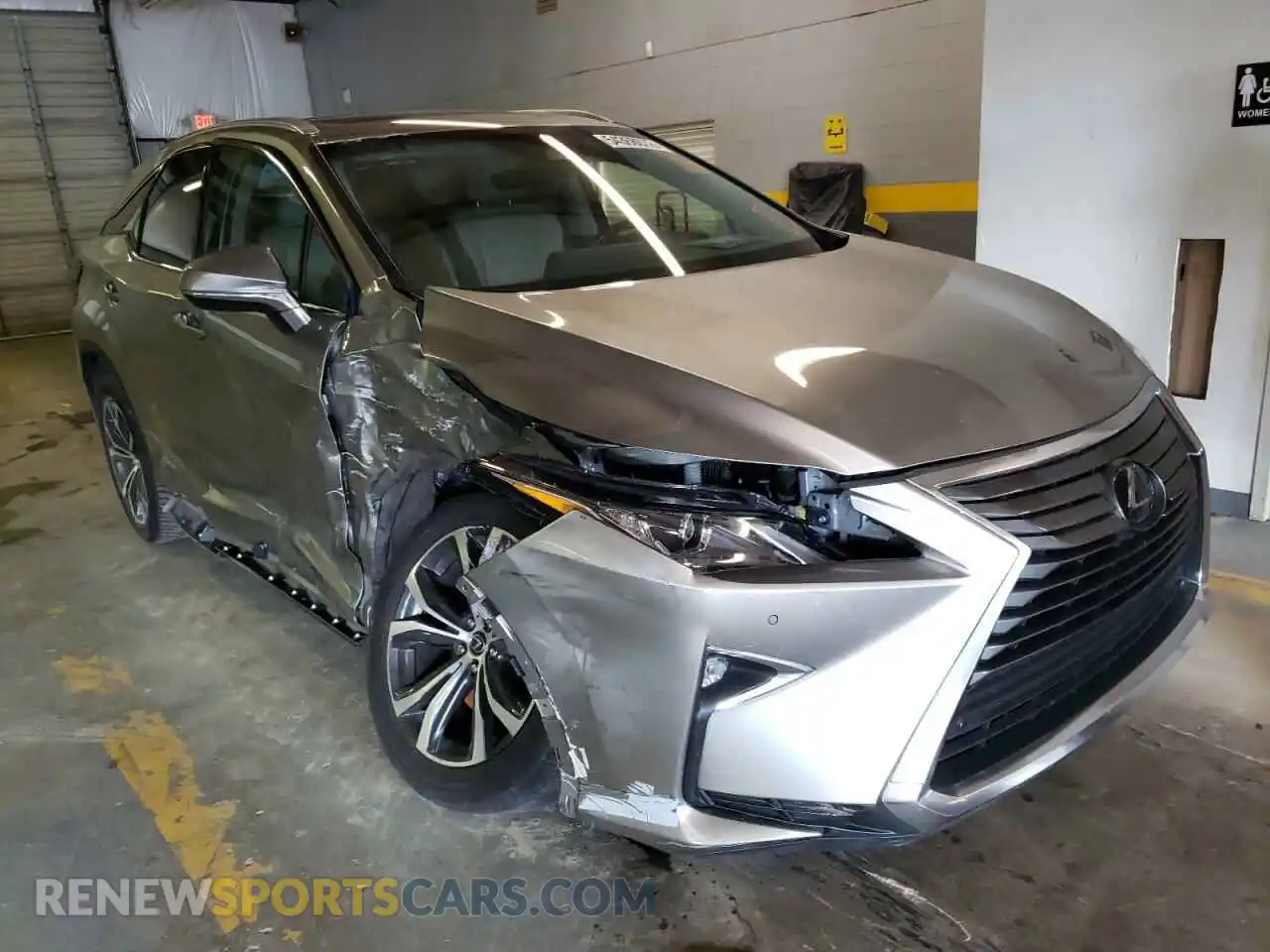 1 Photograph of a damaged car 2T2BZMCA3KC189533 LEXUS RX350 2019