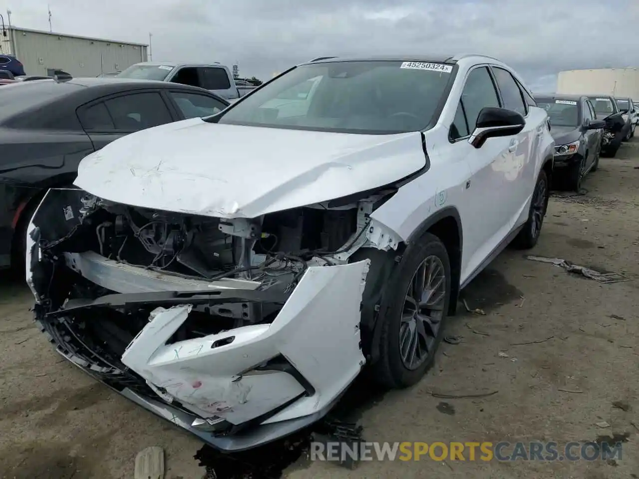 1 Photograph of a damaged car 2T2BZMCA3KC192397 LEXUS RX350 2019