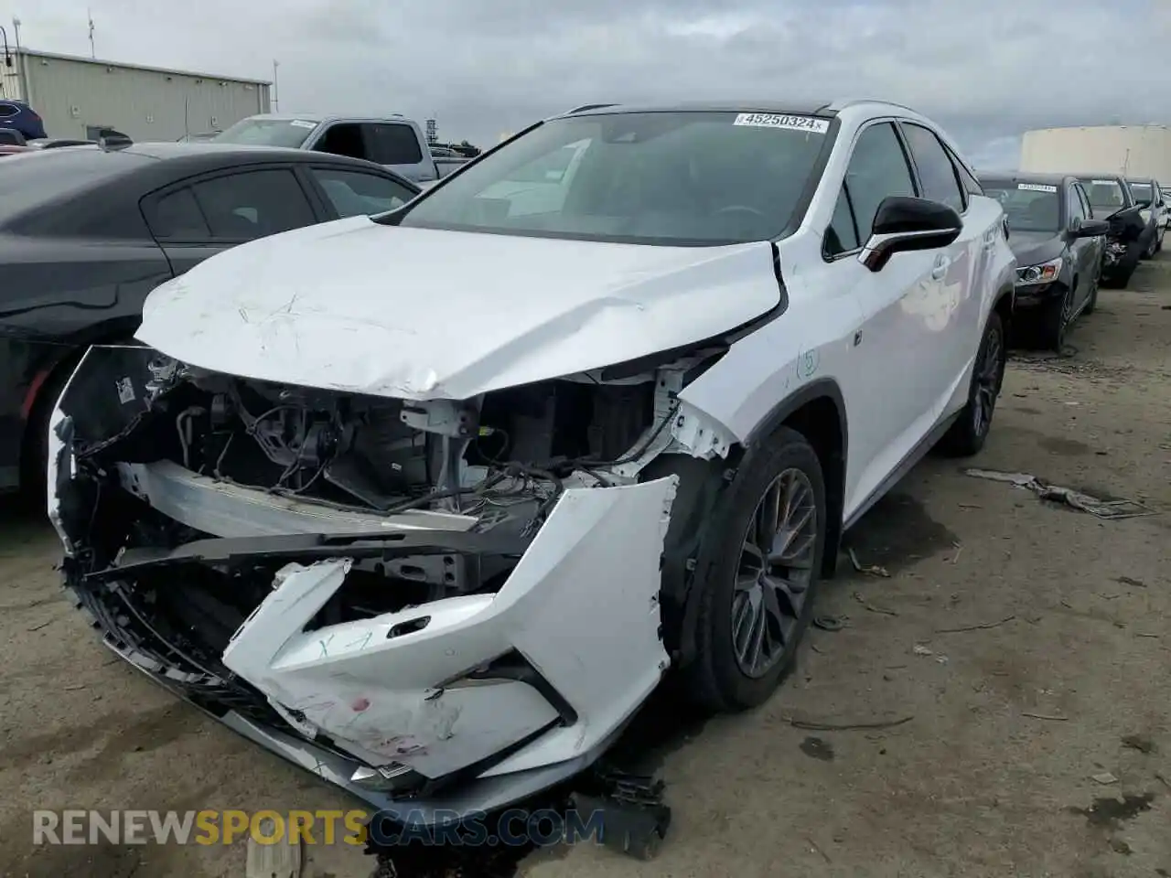 1 Photograph of a damaged car 2T2BZMCA3KC192397 LEXUS RX350 2019