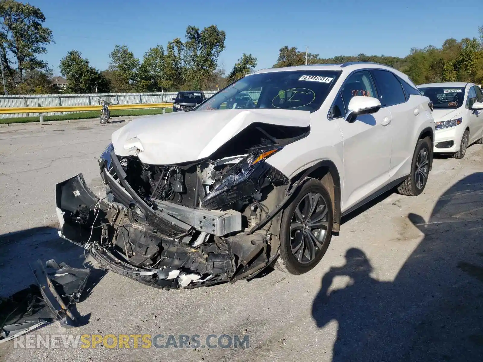 2 Photograph of a damaged car 2T2BZMCA5KC184205 LEXUS RX350 2019