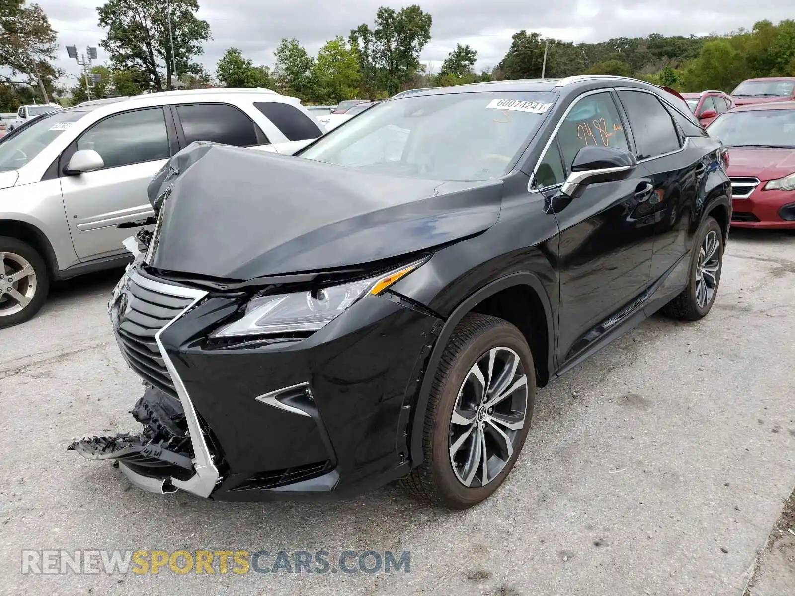 2 Photograph of a damaged car 2T2BZMCA5KC187668 LEXUS RX350 2019