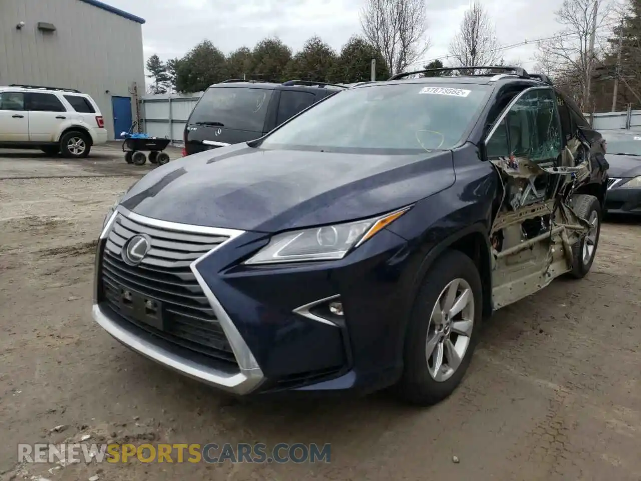 2 Photograph of a damaged car 2T2BZMCA6KC170135 LEXUS RX350 2019